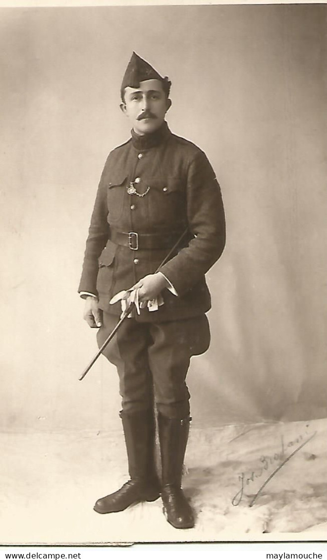 Militaire Soldat ( Photo Carte (leo - Uniforms