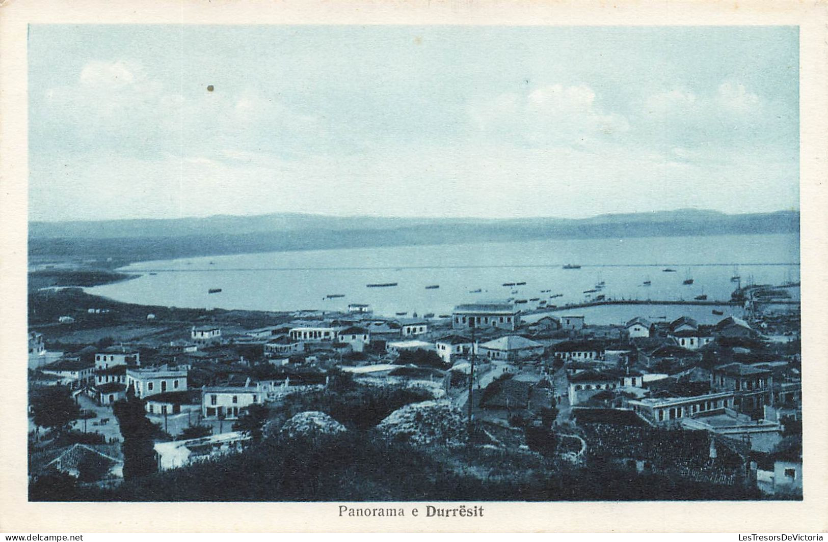 ALBANIA - Panorama E Durrësit - Carte Postale Ancienne - Albanien