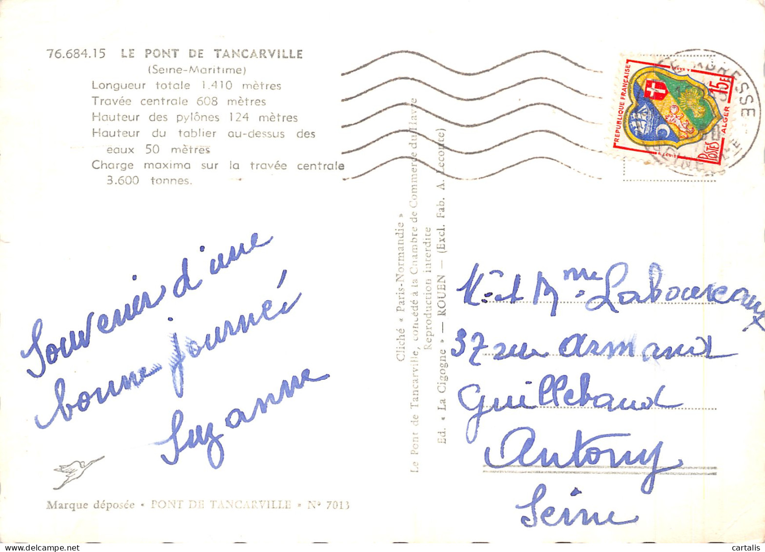 76-TANCARVILLE-N°4255-B/0219 - Tancarville