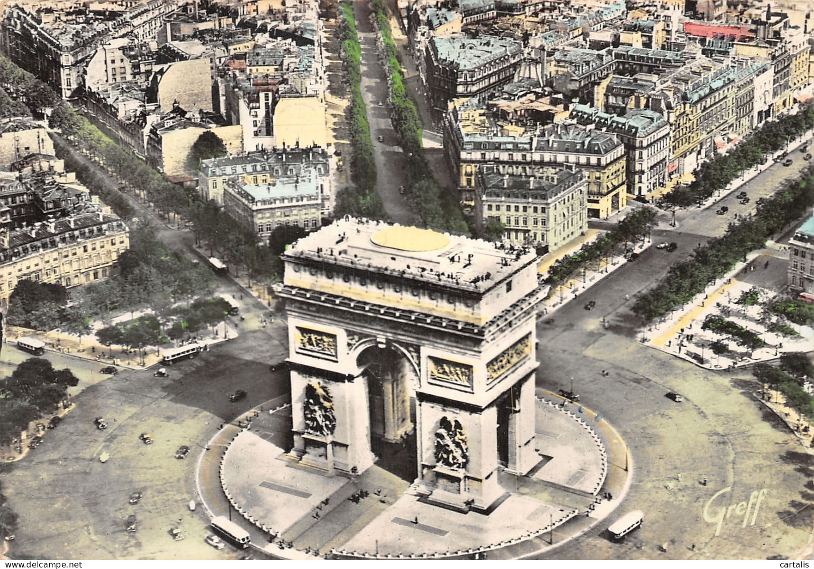 75-PARIS ARC DE TRIOMPHE-N°4255-B/0155 - Arc De Triomphe
