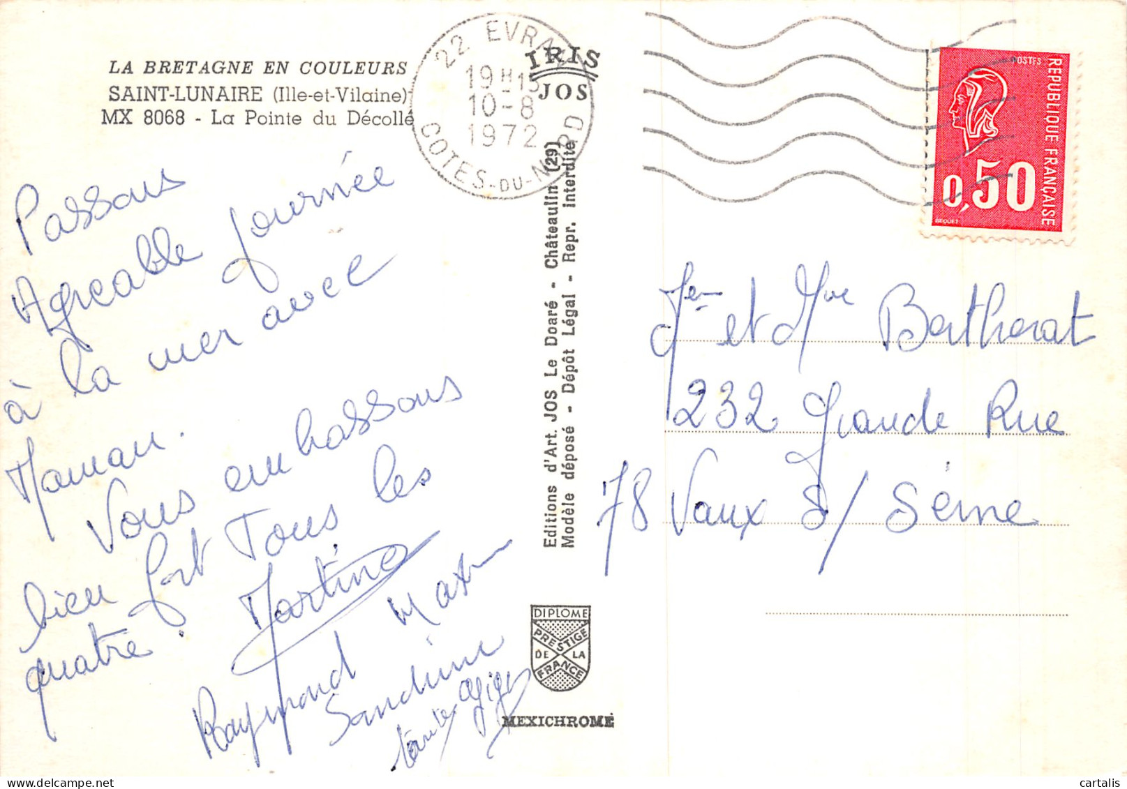 35-SAINT LUNAIRE-N°4255-A/0355 - Saint-Lunaire