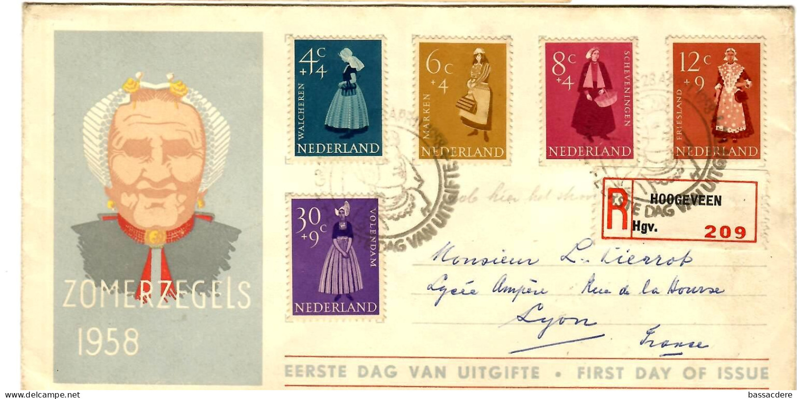 79737 -  ZOMERZEGELS Pour La France - Lettres & Documents