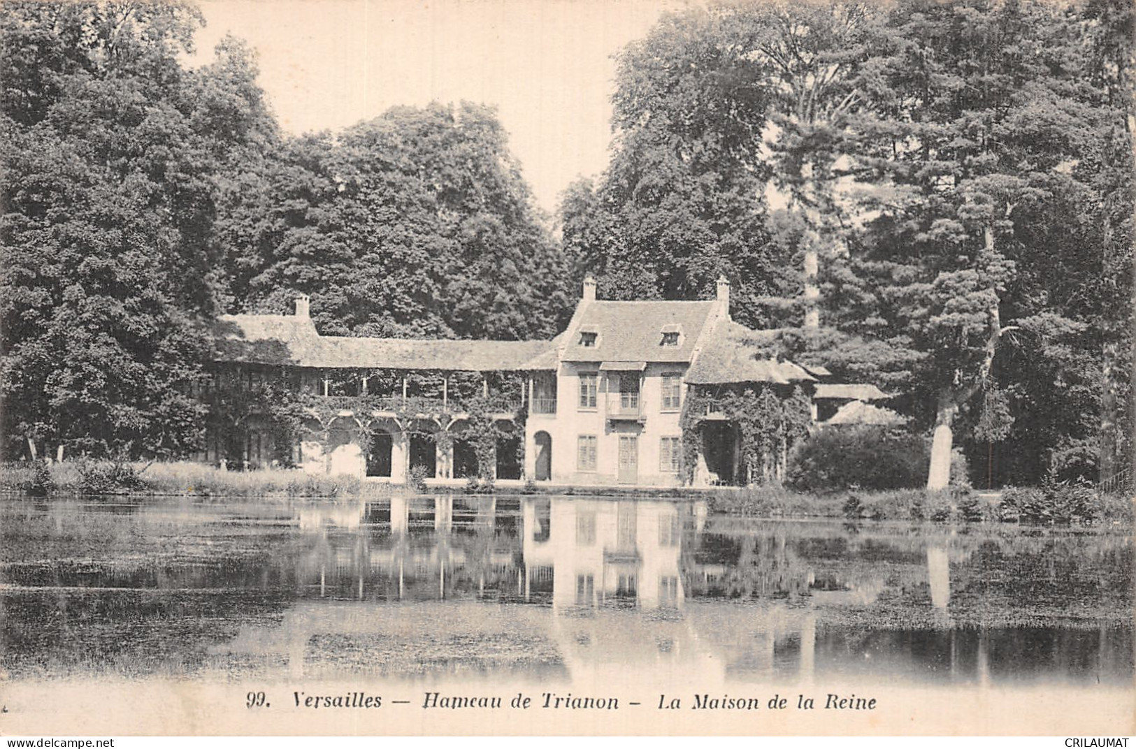 78-VERSAILLES HAMEAU DE TRIANON LA MAISON DE LA REINE-N°T5061-D/0065 - Versailles (Château)