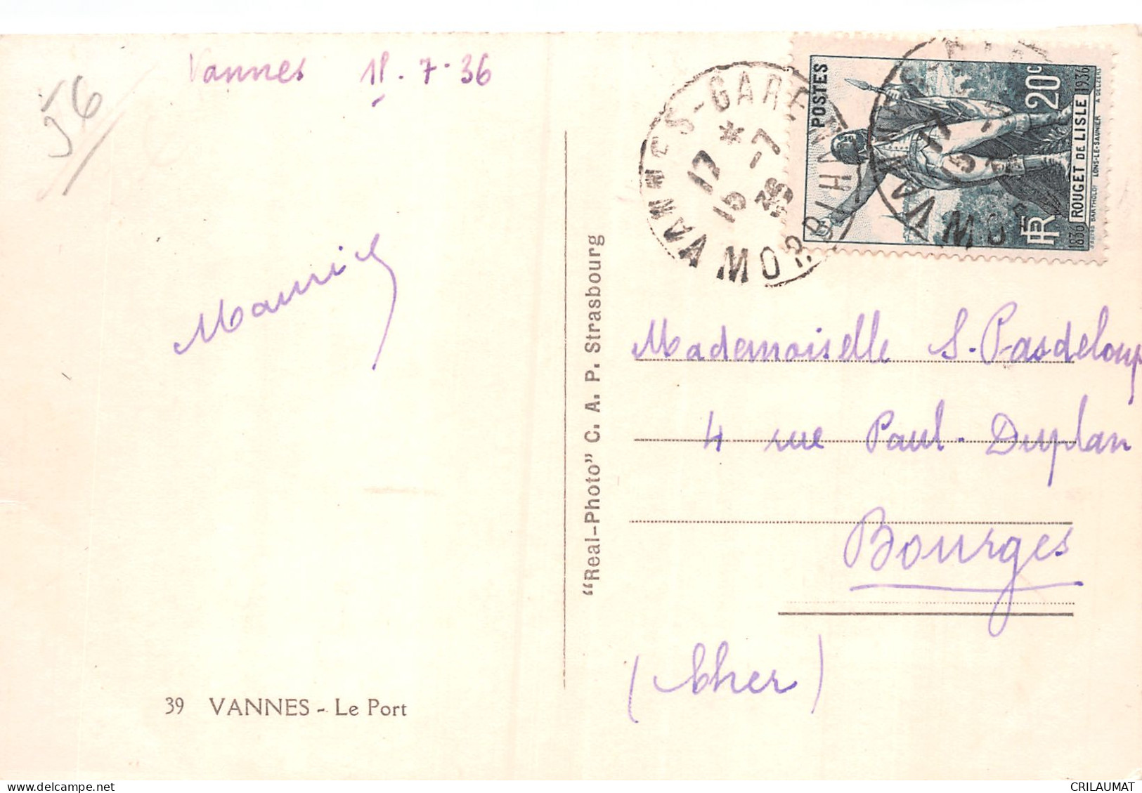 56-VANNES-N°T5061-B/0277 - Vannes