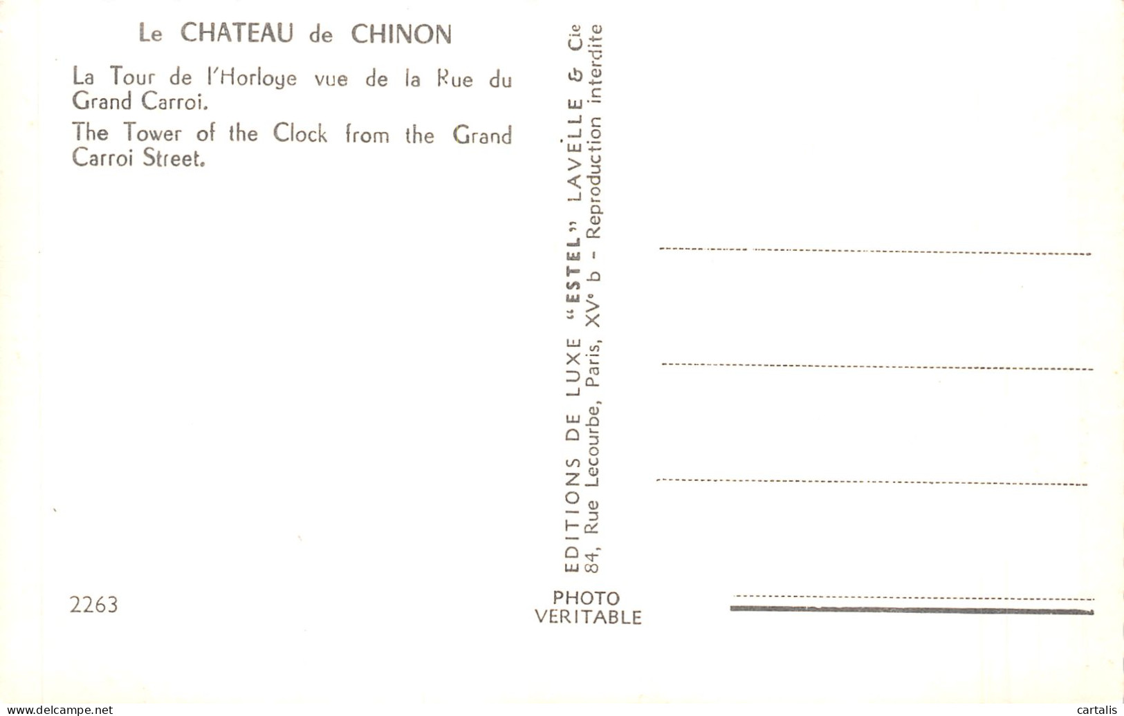 37-CHINON LE CHATEAU-N°4255-E/0185 - Chinon