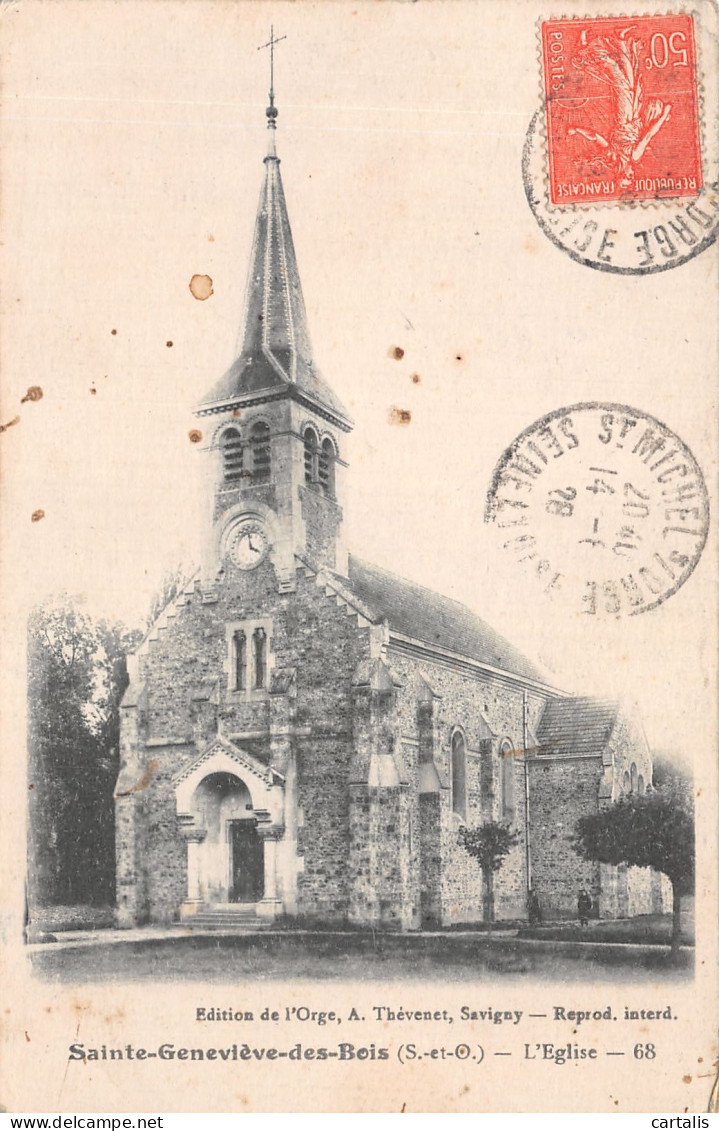 91-SAINTE GENEVIEVE DES BOIS-N°4255-E/0167 - Sainte Genevieve Des Bois