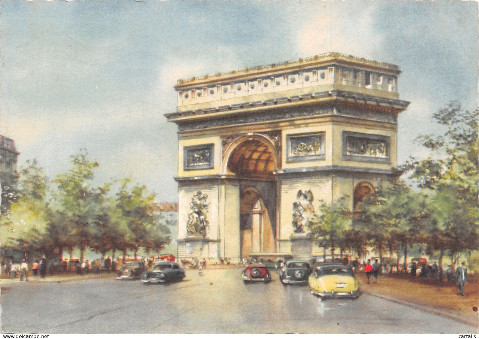 75-PARIS ARC DE TRIOMPHE-N°4255-C/0271 - Arc De Triomphe