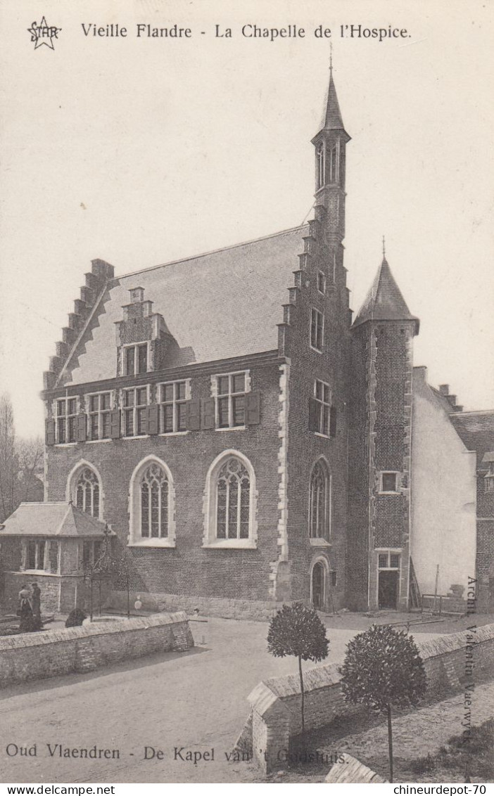 GAND  EXPOSITION 1913  VIEILLE FLANDRE  LA CHAPELLE DE L HOSPICE - Gent