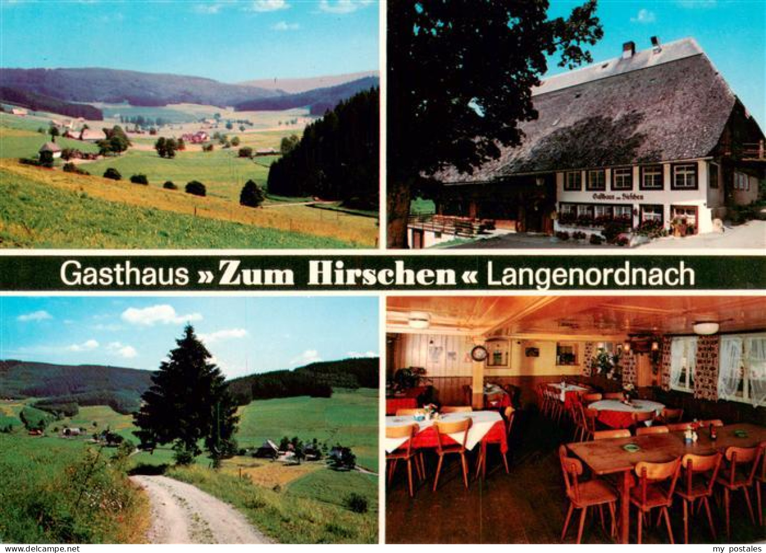 73928855 Langenordnach_Titisee-Neustadt Gasthaus Oberes Wirtshaus Zum Hirschen G - Titisee-Neustadt