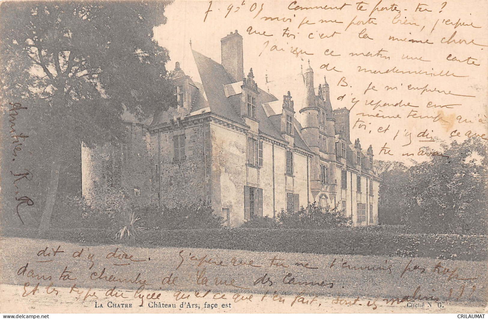 36-LA CHATRE CHATEAU D ARS-N°T5062-A/0029 - La Chatre