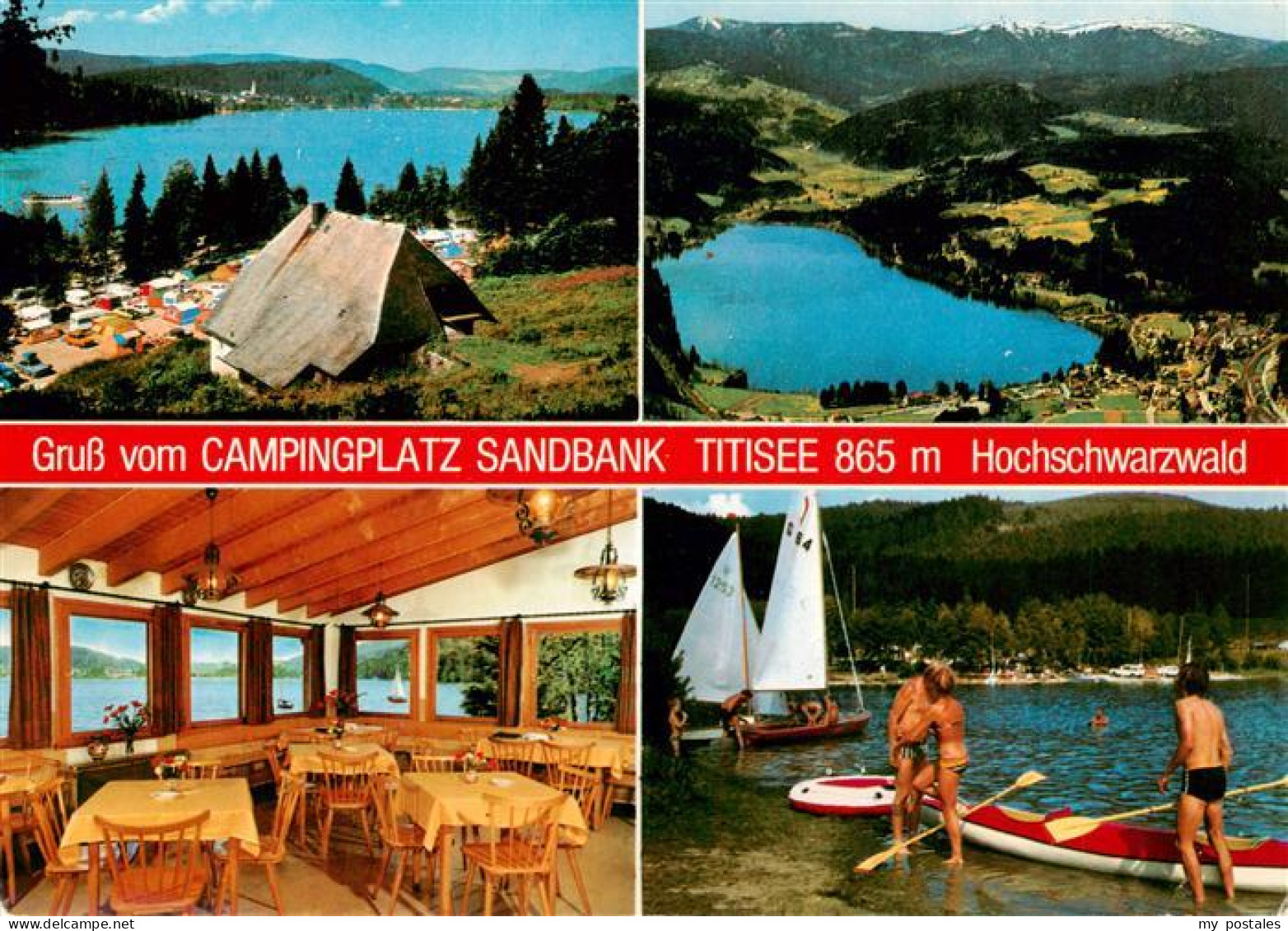 73928840 Titisee-Neustadt Campingplatz Sandbank Seepartien Gaststube - Titisee-Neustadt