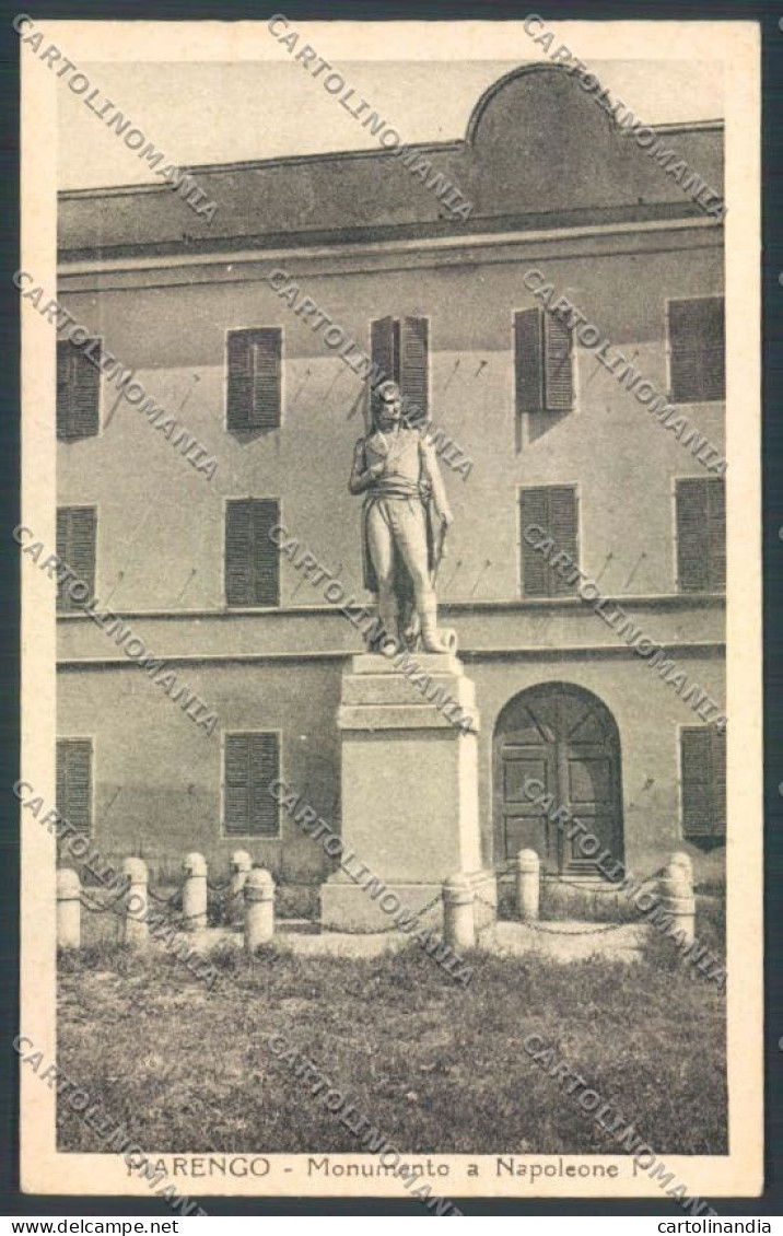 Alessandria Marengo Napoleone Cartolina LQ0365 - Alessandria
