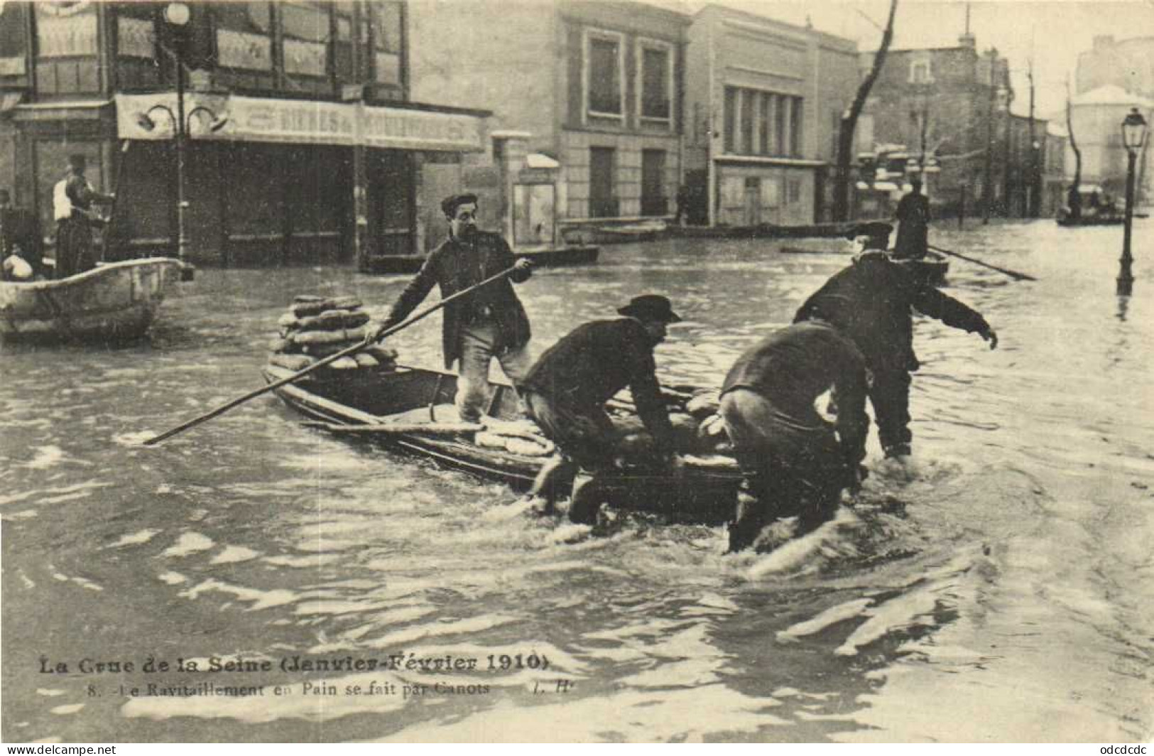 DESTOCKAGE Avant fermeture boutique BON LOT 100 CPA INONDATIONS PARIS 1910   (toutes scannées )