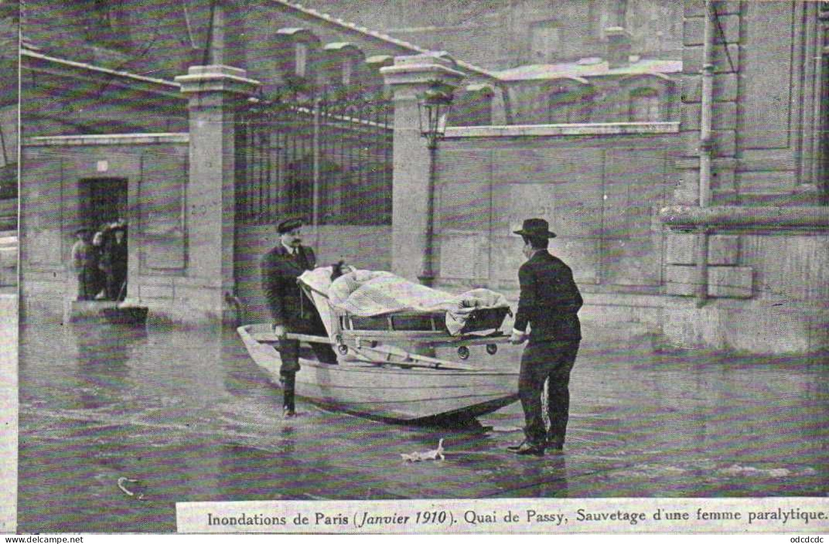 DESTOCKAGE Avant fermeture boutique BON LOT 100 CPA INONDATIONS PARIS 1910   (toutes scannées )