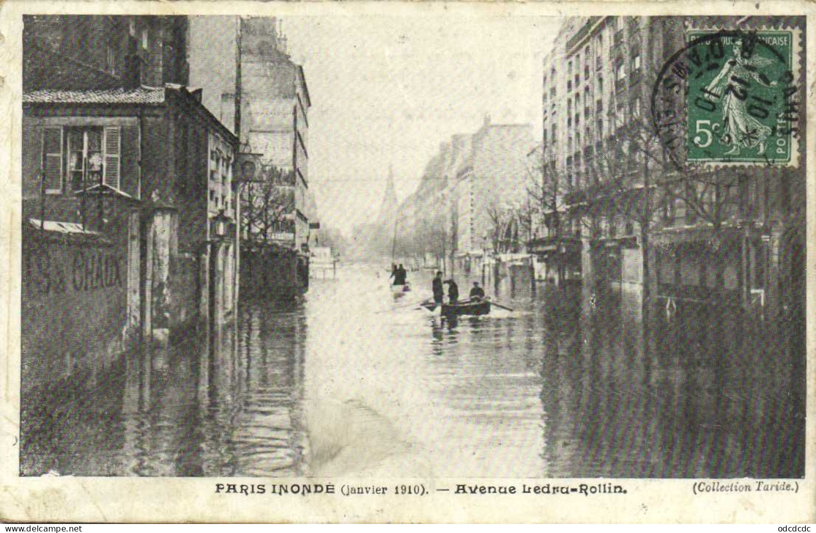 DESTOCKAGE Avant fermeture boutique BON LOT 100 CPA INONDATIONS PARIS 1910   (toutes scannées )