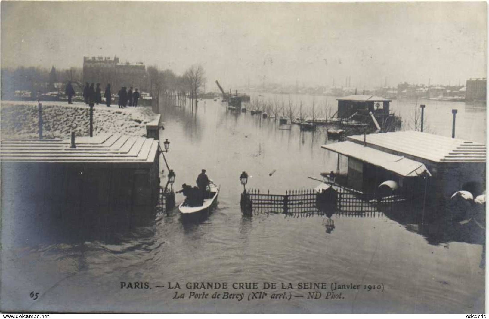 DESTOCKAGE Avant fermeture boutique BON LOT 100 CPA INONDATIONS PARIS 1910   (toutes scannées )