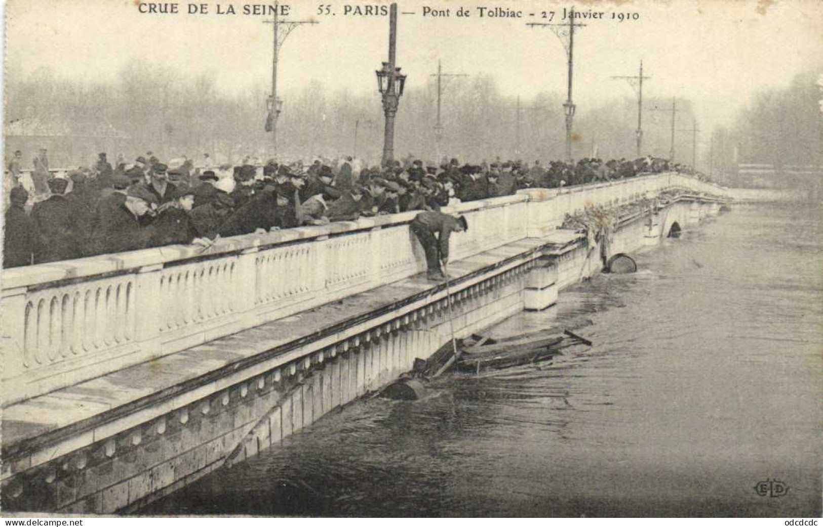 DESTOCKAGE Avant fermeture boutique BON LOT 100 CPA INONDATIONS PARIS 1910   (toutes scannées )