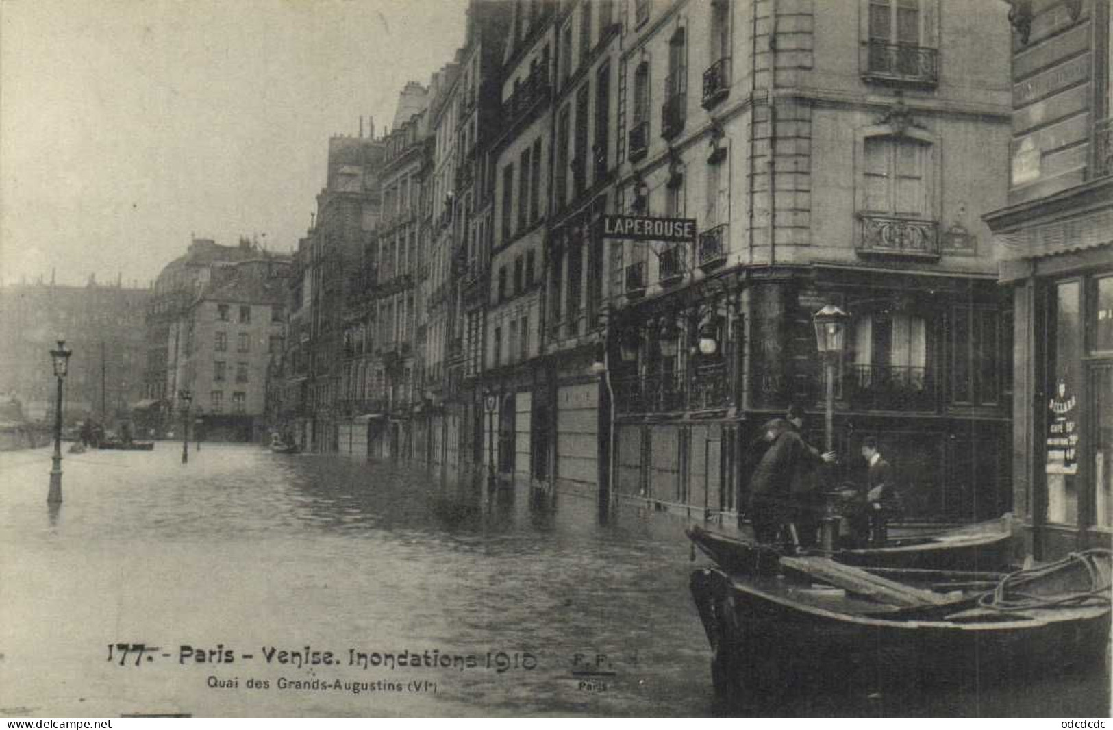 DESTOCKAGE Avant fermeture boutique BON LOT 100 CPA INONDATIONS PARIS 1910   (toutes scannées )