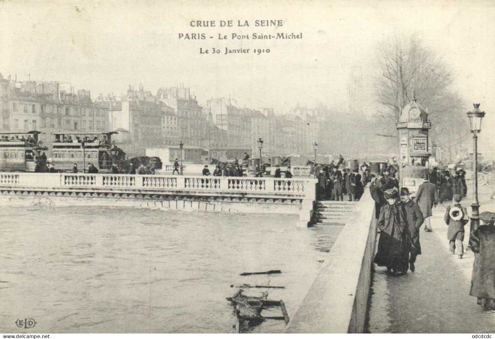 DESTOCKAGE Avant fermeture boutique BON LOT 100 CPA INONDATIONS PARIS 1910   (toutes scannées )