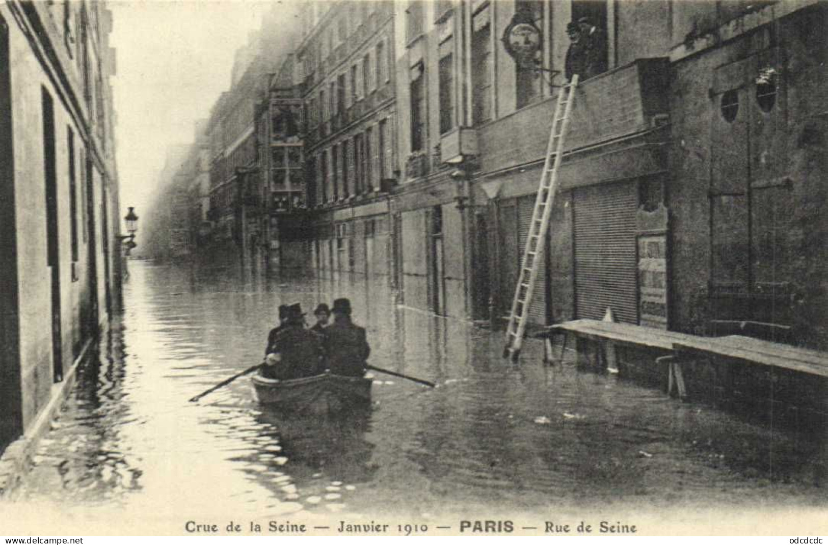 DESTOCKAGE Avant fermeture boutique BON LOT 100 CPA INONDATIONS PARIS 1910   (toutes scannées )