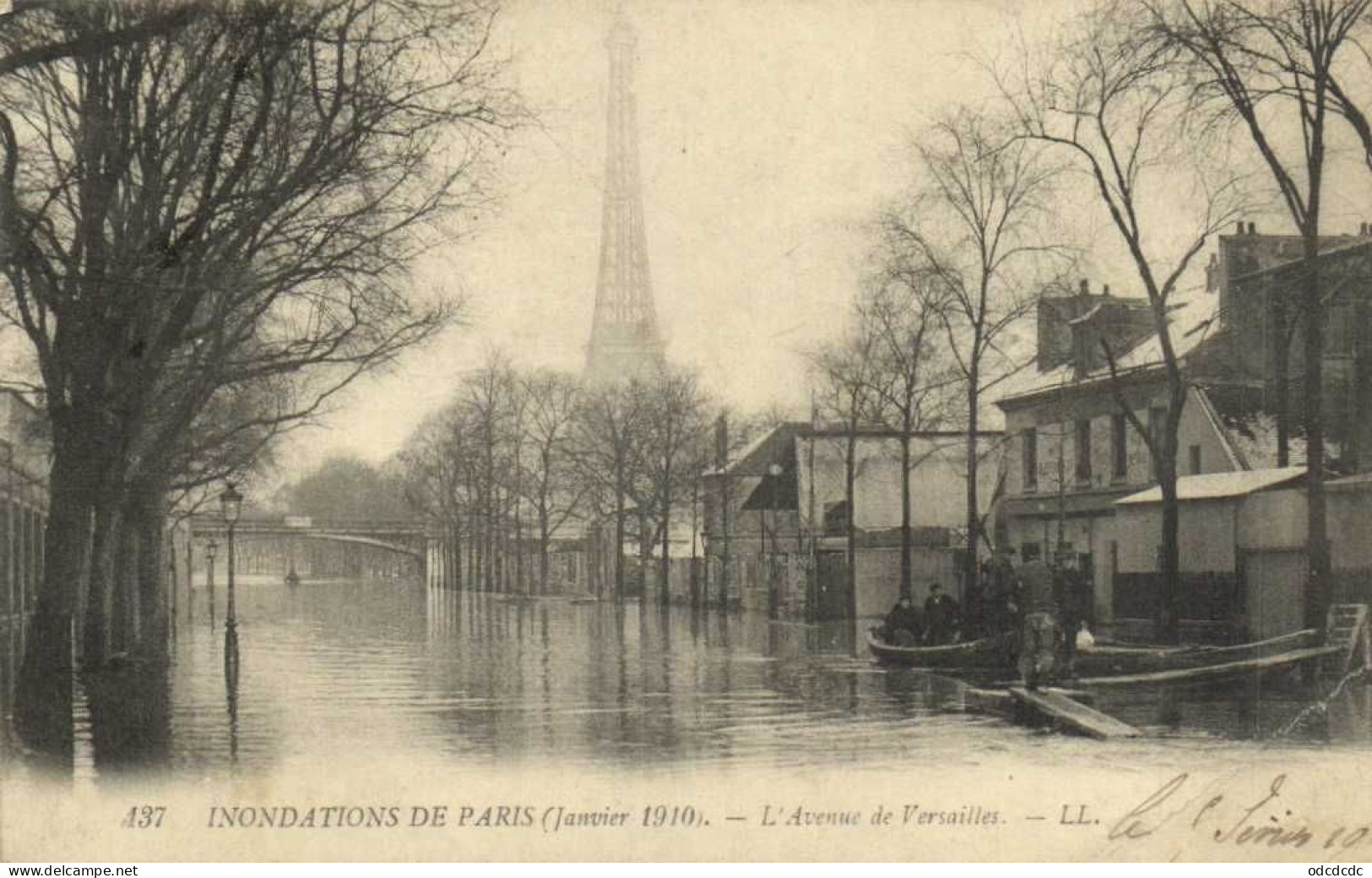 DESTOCKAGE Avant fermeture boutique BON LOT 100 CPA INONDATIONS PARIS 1910   (toutes scannées )