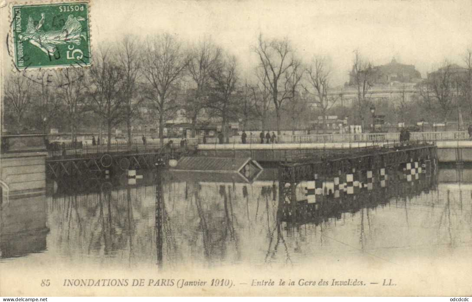 DESTOCKAGE Avant fermeture boutique BON LOT 100 CPA INONDATIONS PARIS 1910   (toutes scannées )