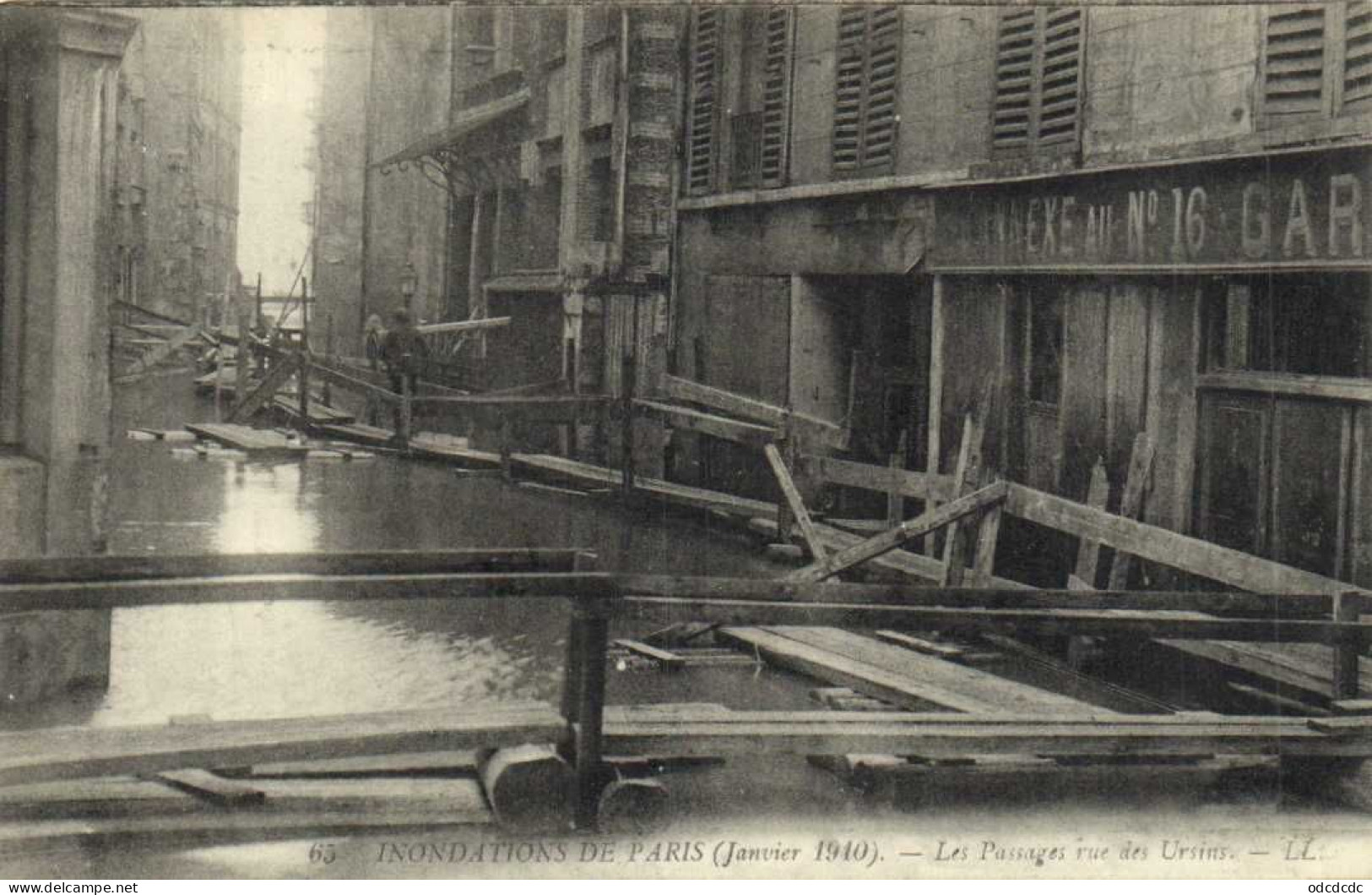 DESTOCKAGE Avant fermeture boutique BON LOT 100 CPA INONDATIONS PARIS 1910   (toutes scannées )