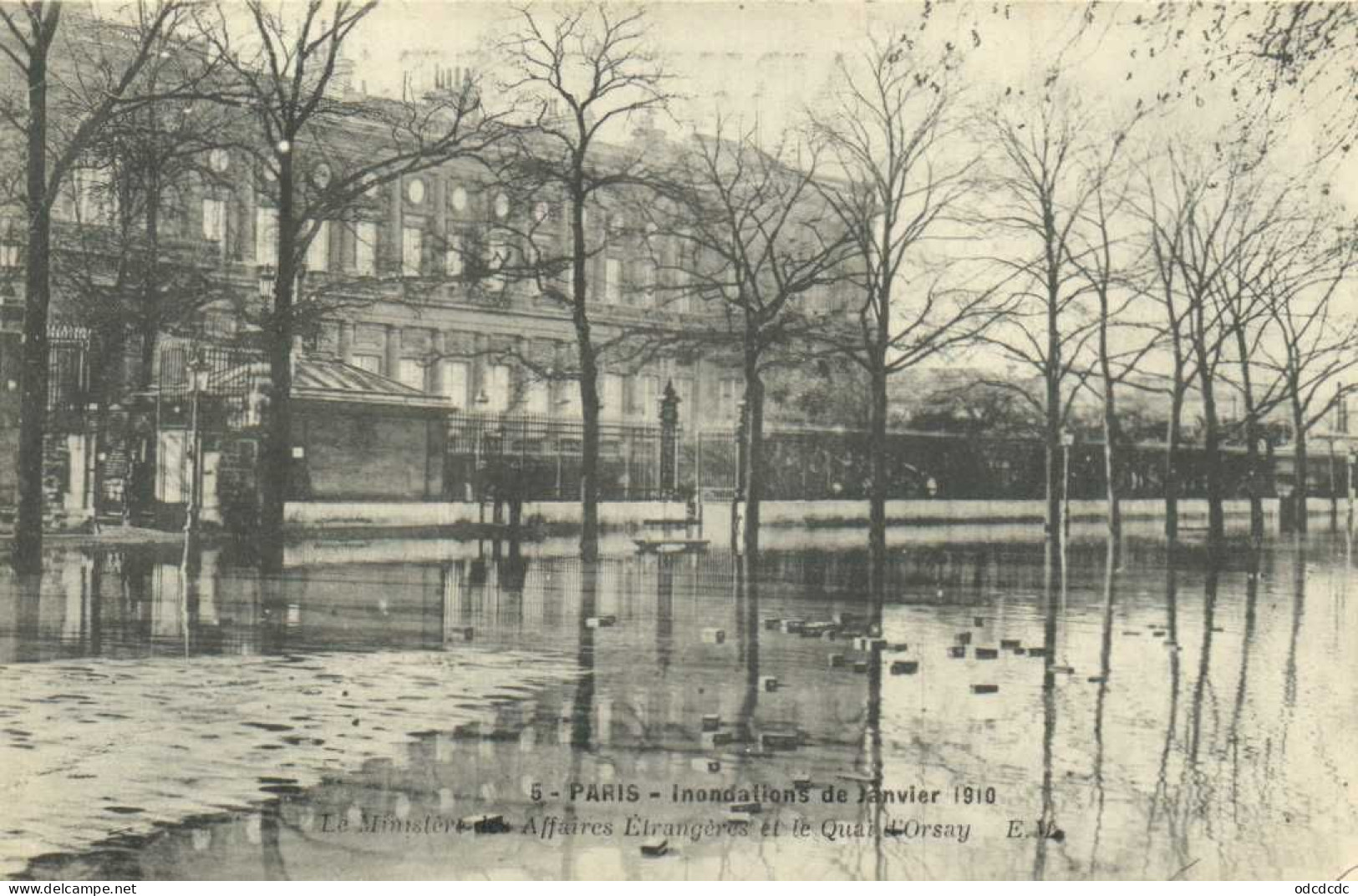 DESTOCKAGE Avant fermeture boutique BON LOT 100 CPA INONDATIONS PARIS 1910   (toutes scannées )