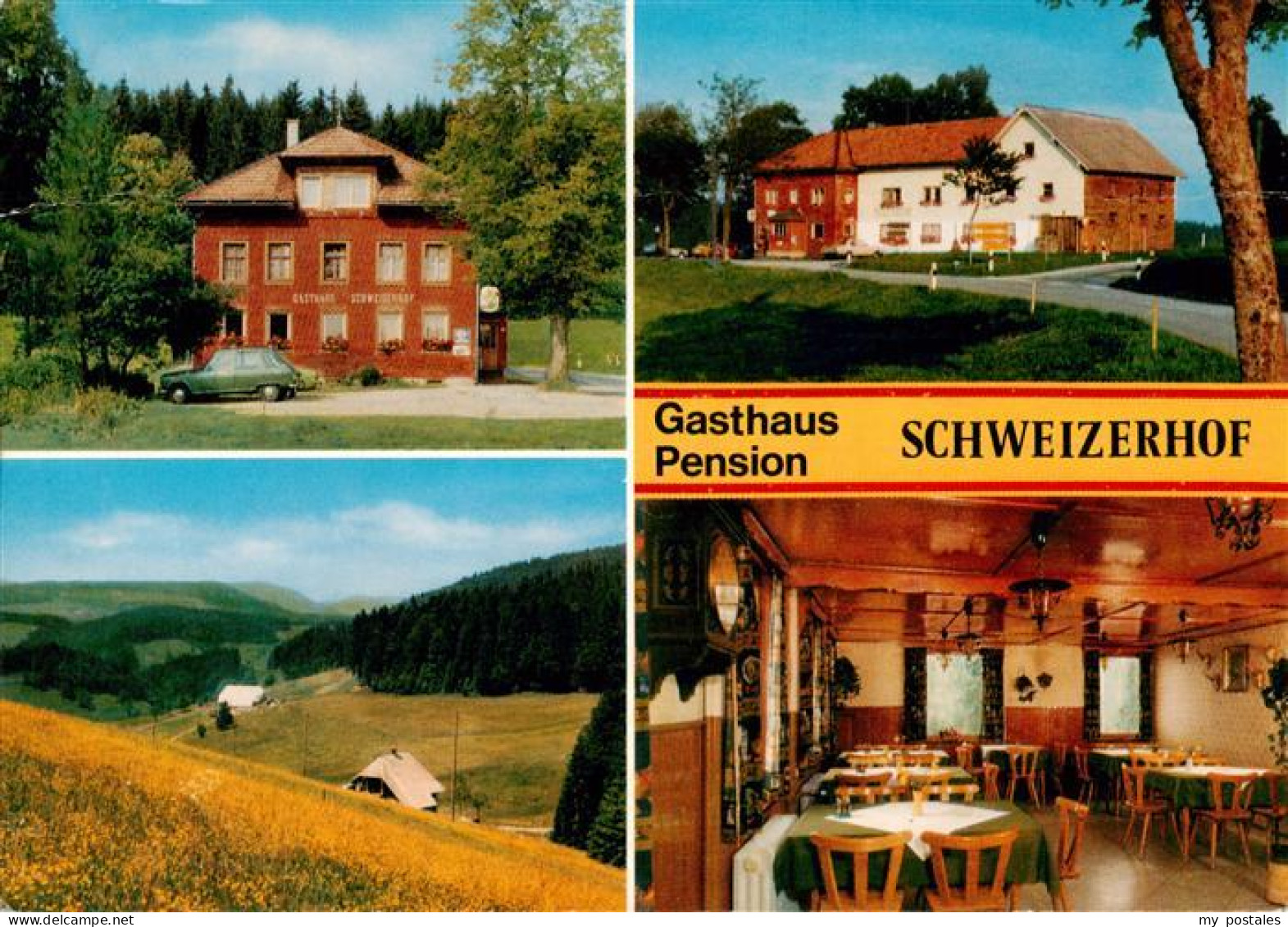 73928819 Titisee-Neustadt Gasthaus Schweizerhof Gaststube Panorama - Titisee-Neustadt