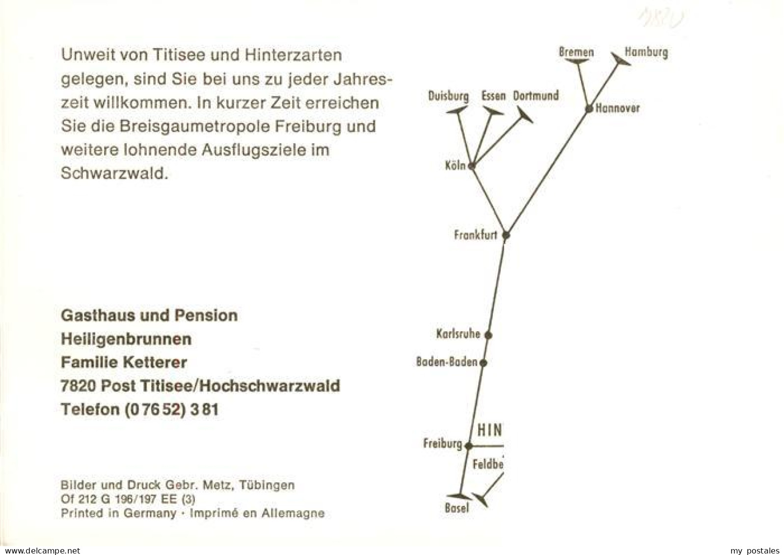 73928814 Titisee-Neustadt Gasthaus Pension Heiligenbrunnen - Titisee-Neustadt