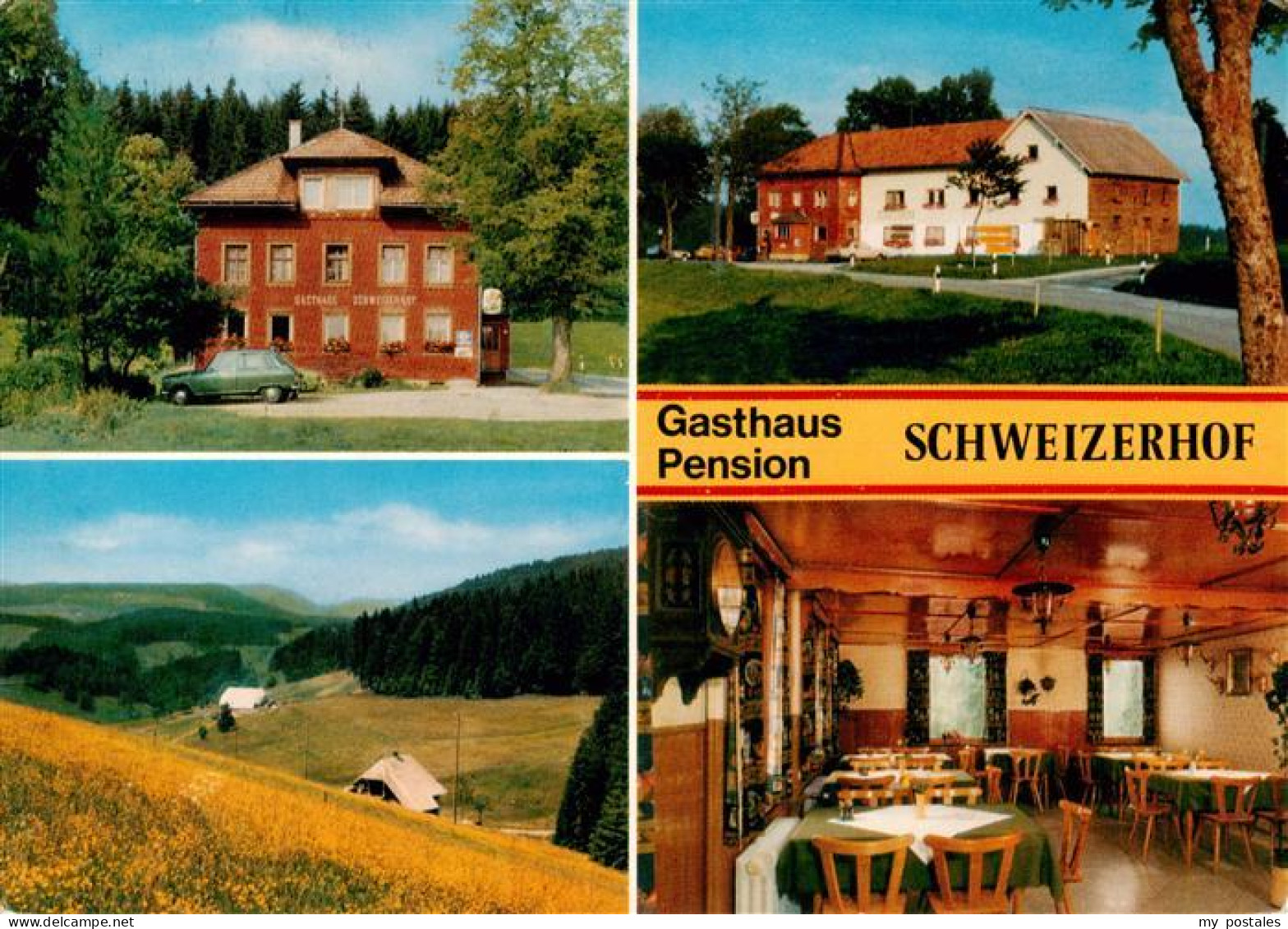 73928804 Titisee-Neustadt Gasthaus Pension Schweizerhof Gastraum Panorama - Titisee-Neustadt