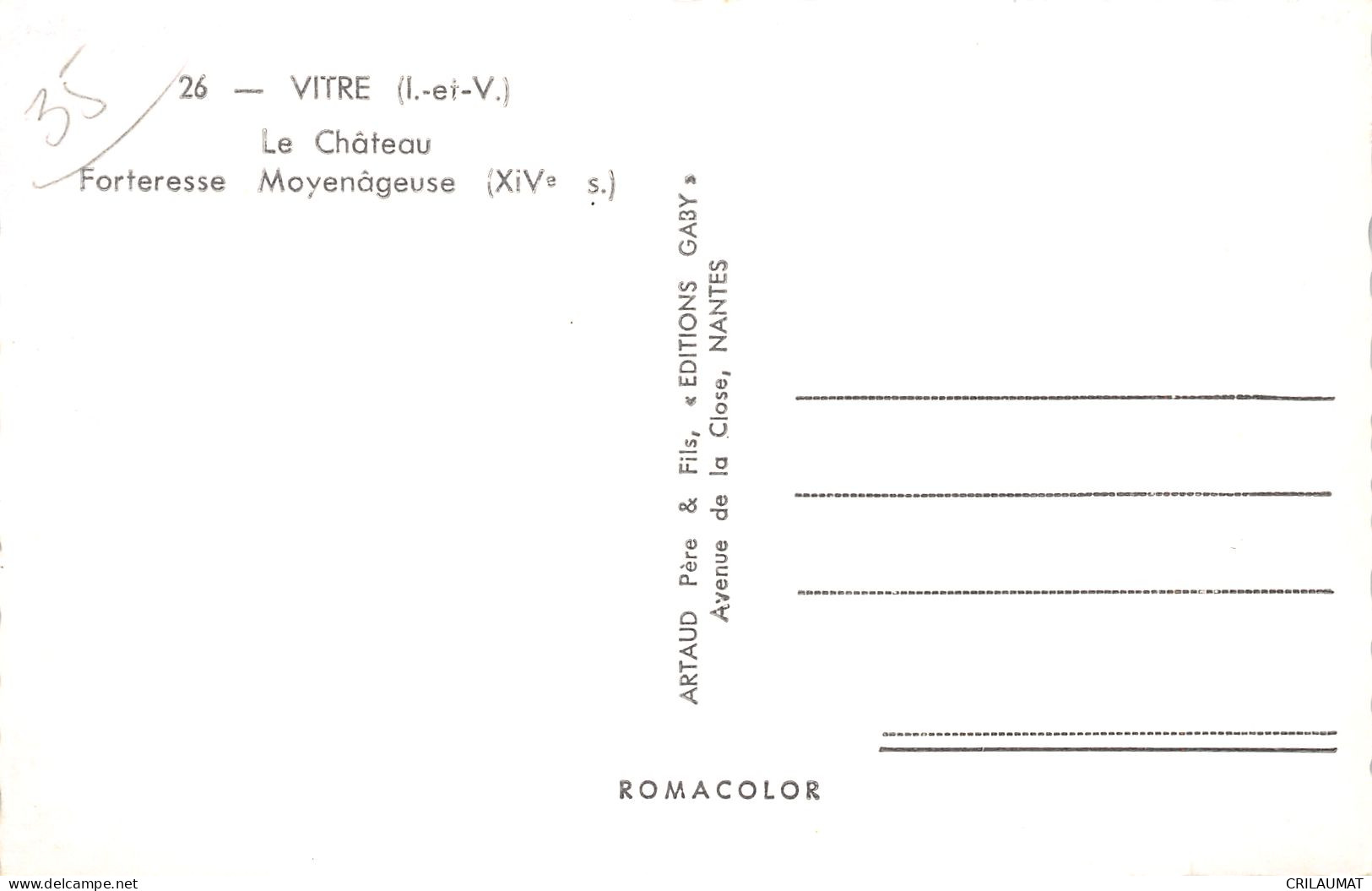 35-VITRE-N°T5062-B/0367 - Vitre