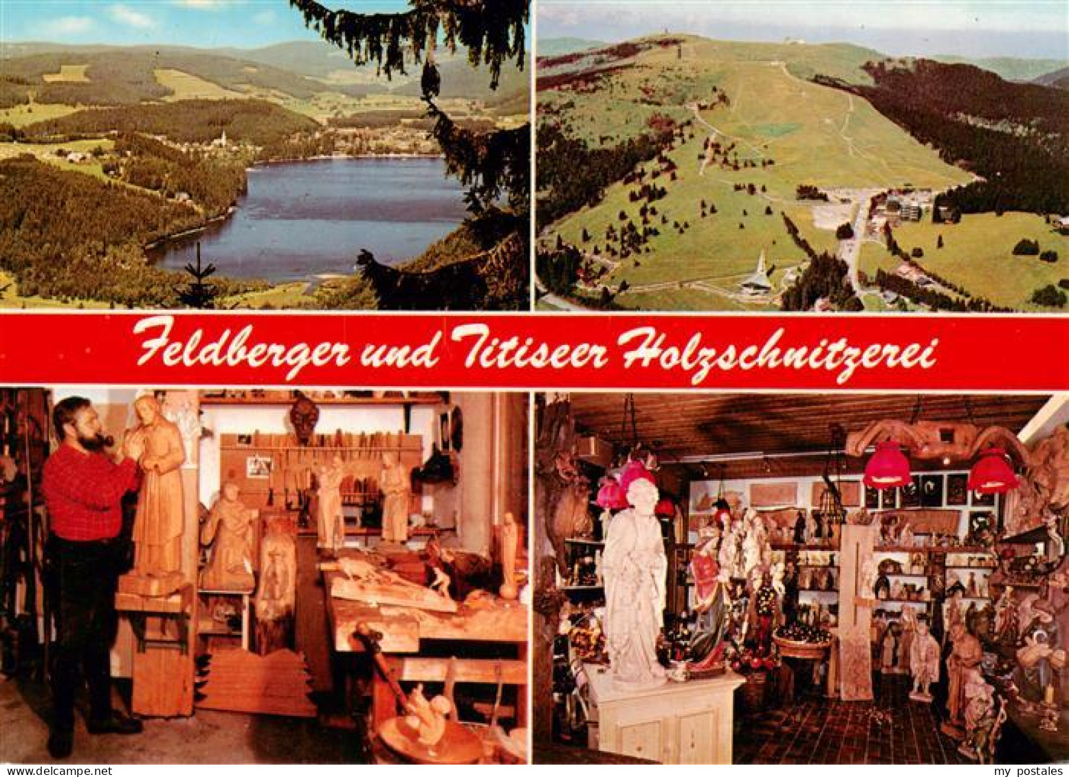 73928786 Titisee-Neustadt Feldberger Und Titiseer Holzschnitzerei Panorama - Titisee-Neustadt