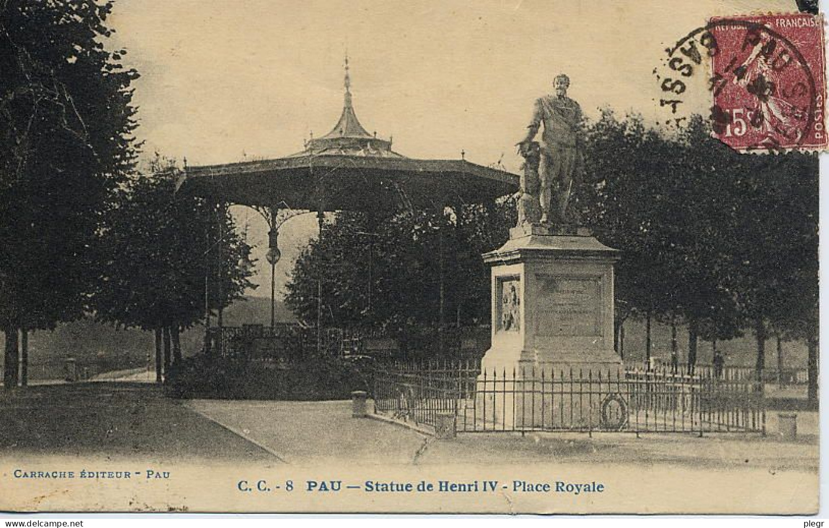 0-64445 01 11 - PAU * - STATUE DE HENRI IV - PLACE ROYALE - Pau