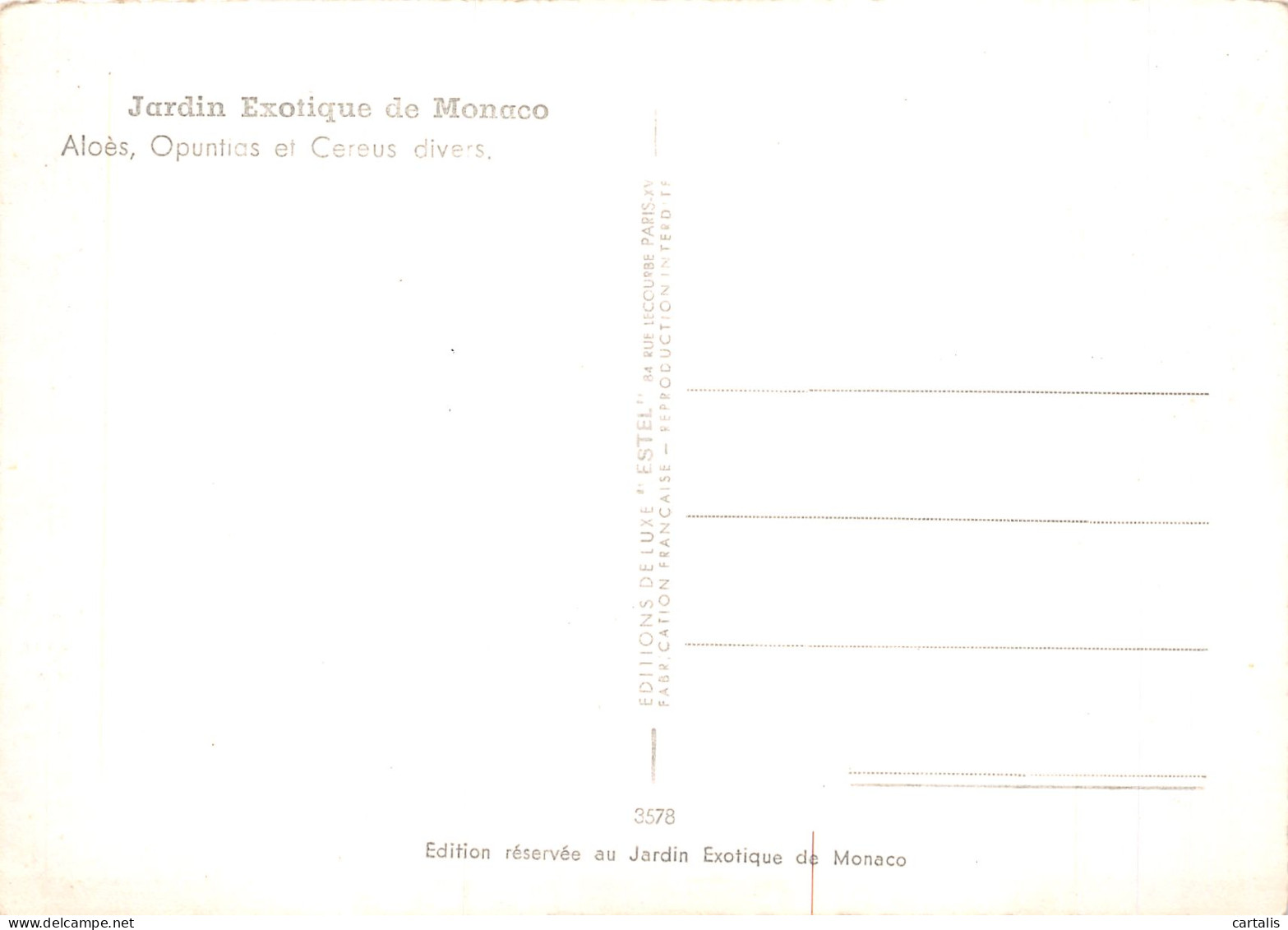 06-MONACO-N°4257-A/0101 - Sonstige & Ohne Zuordnung