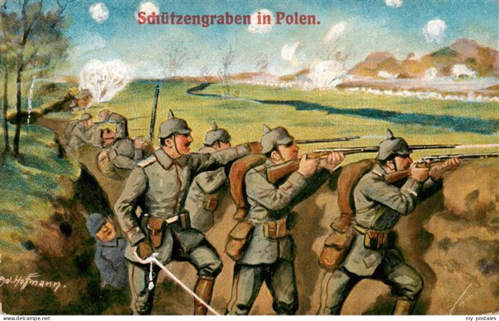 73928758 Polen_Poland Schuetzengraben Feldpost - Pologne