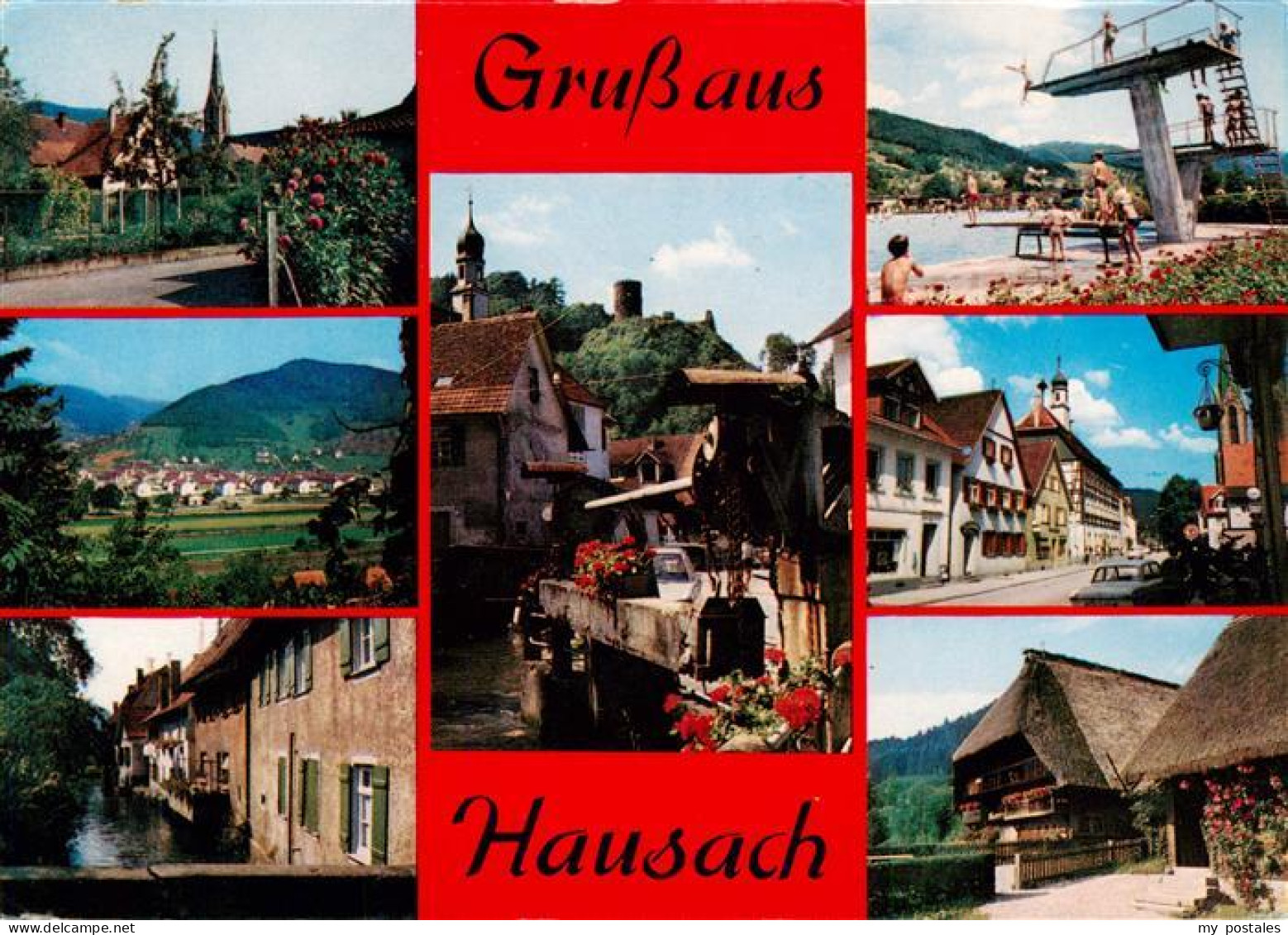 73928742 Hausach Orts Und Teilansichten Schwimmbad Strasse Schwarzwaldhaus - Hausach