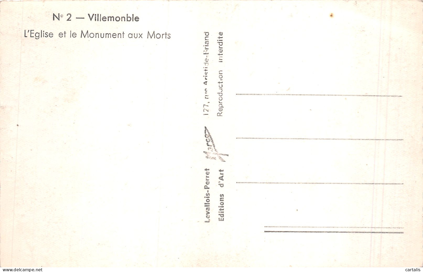 93-VILLEMOMBLE-N°4257-E/0057 - Villemomble