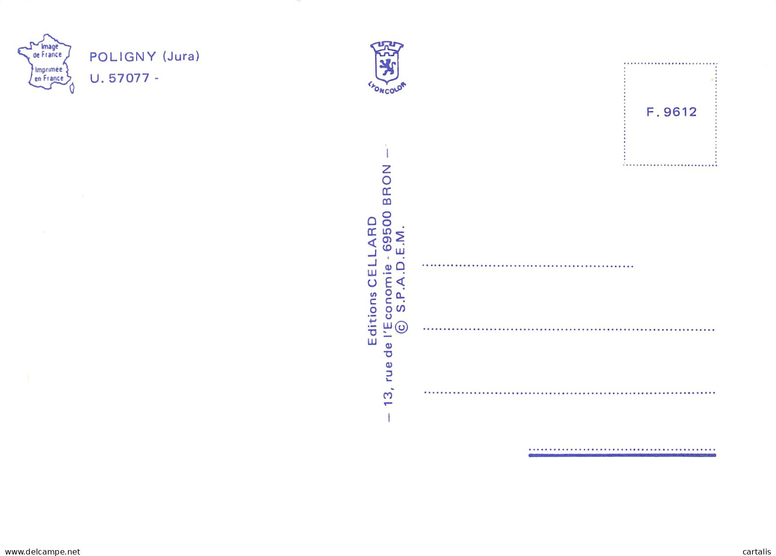 39-POLIGNY-N°4257-D/0211 - Poligny