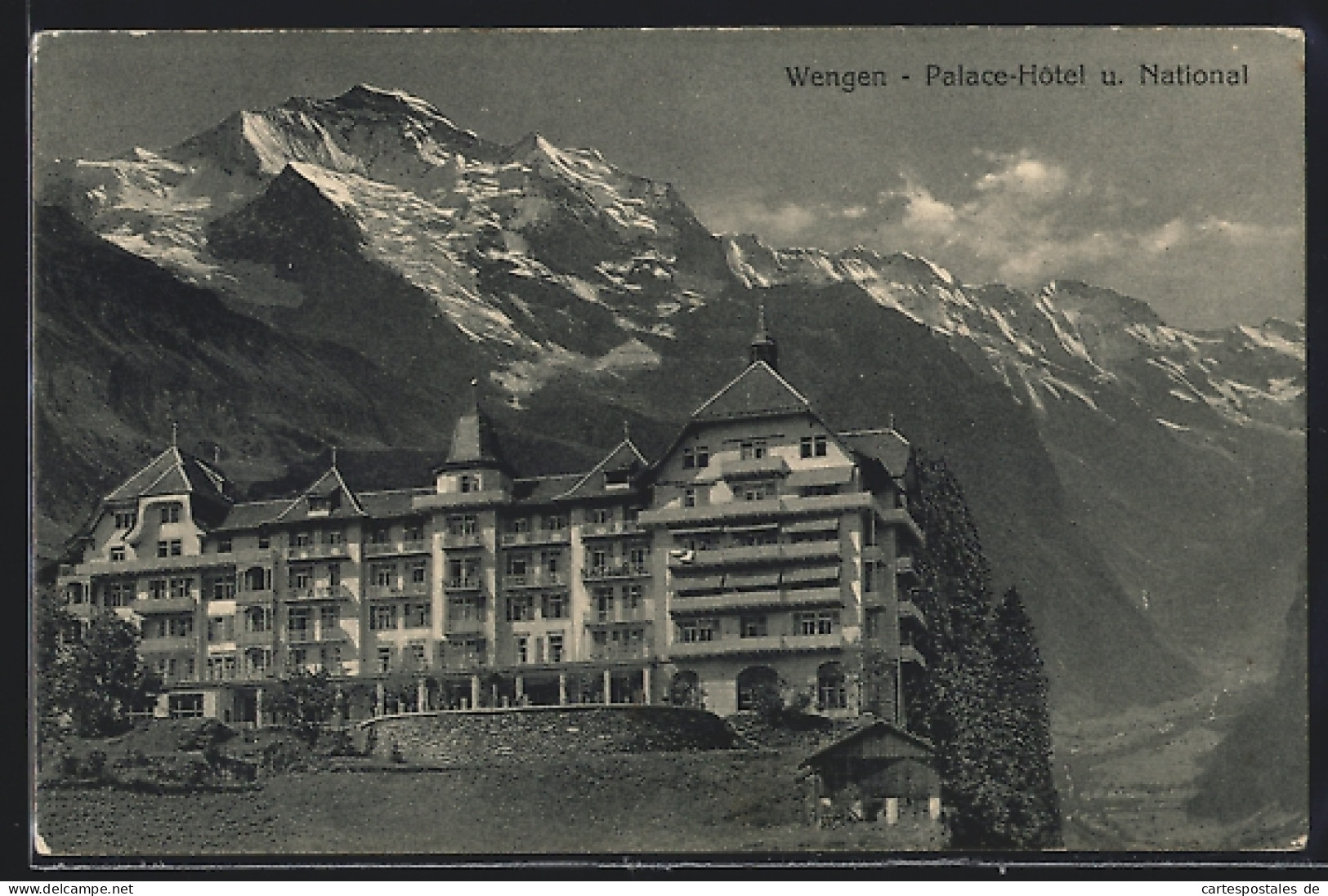 AK Wengen, Palace Hotel Und National  - Wengen