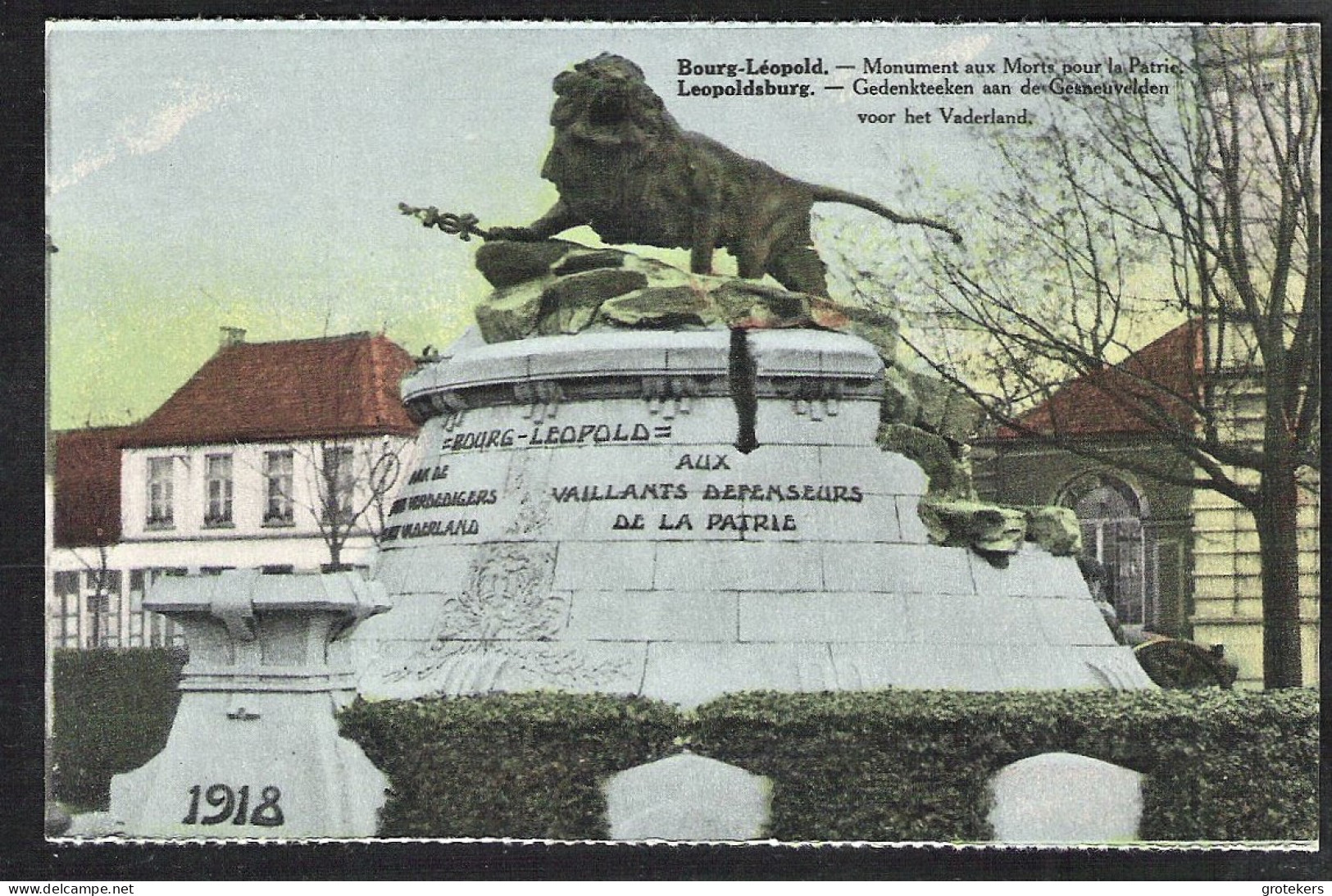 BOURG-LEOPOLD Monument Aux Morts Pour La Patrie ± 1958 - Leopoldsburg