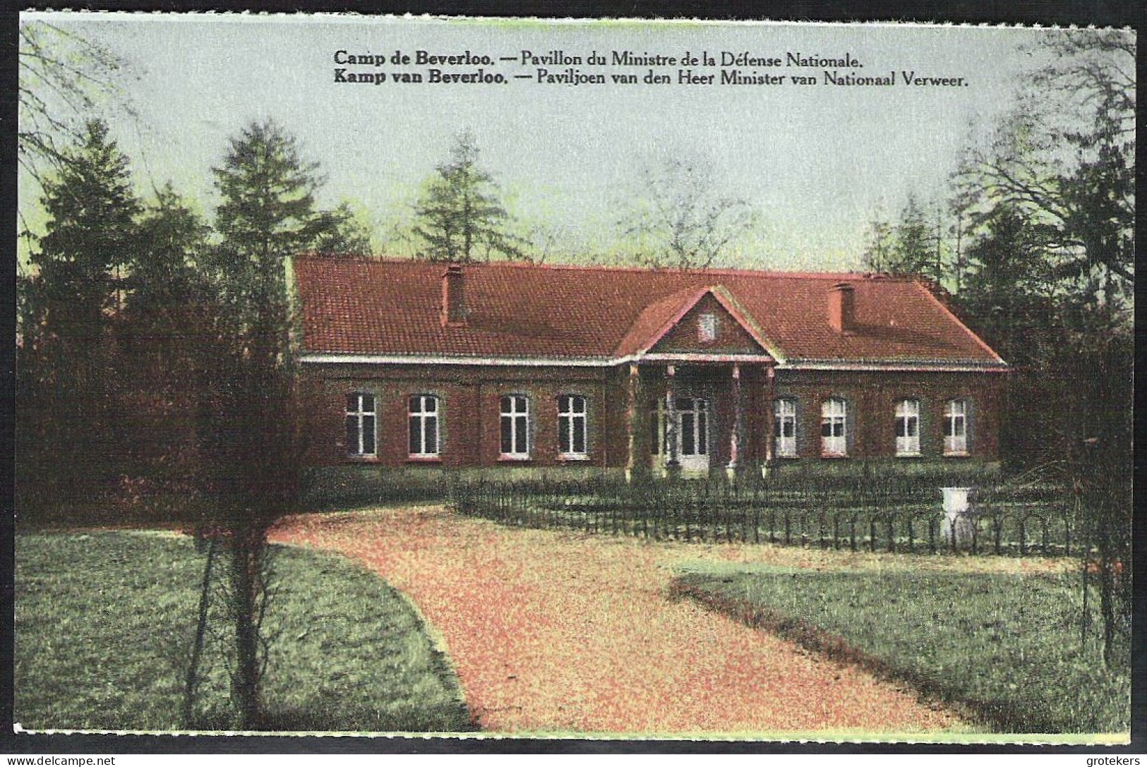 CAMP DE BEVERLOO – Pavillon Du Ministre De La Défense Nationale ± 1958 - Leopoldsburg (Beverloo Camp)