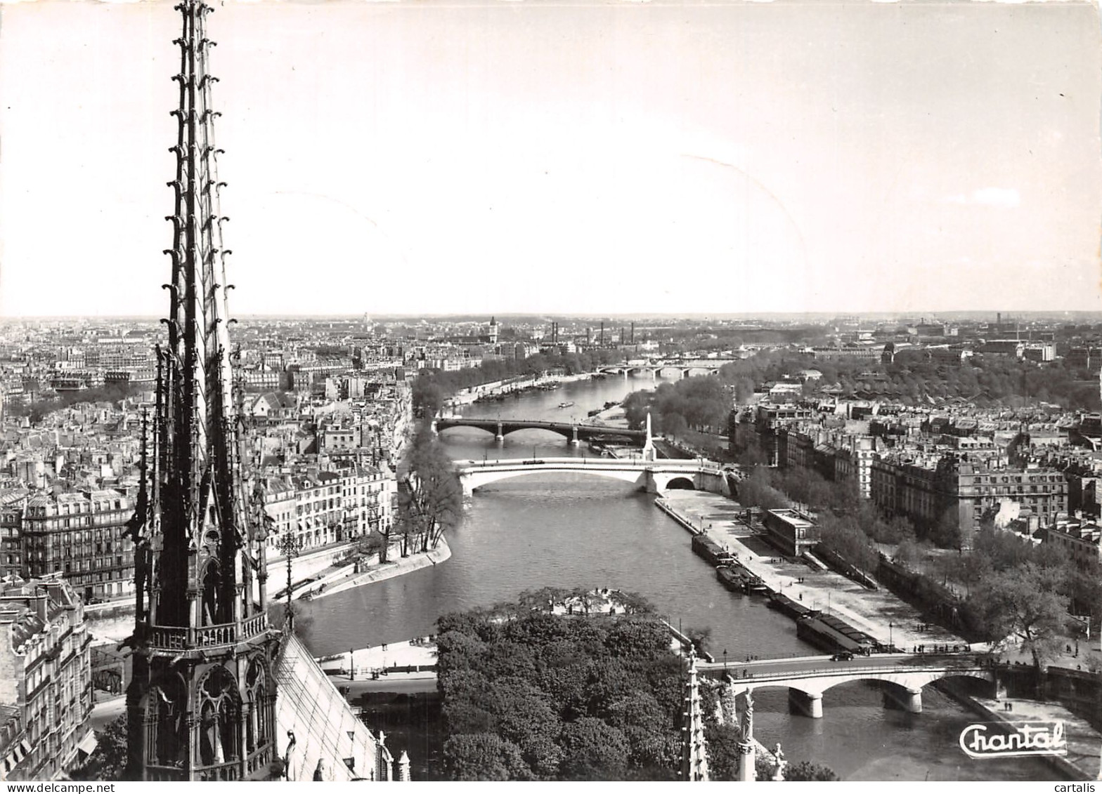 75-PARIS NOTRE DAME ET LA SEINE-N°4258-C/0039 - Notre Dame Von Paris