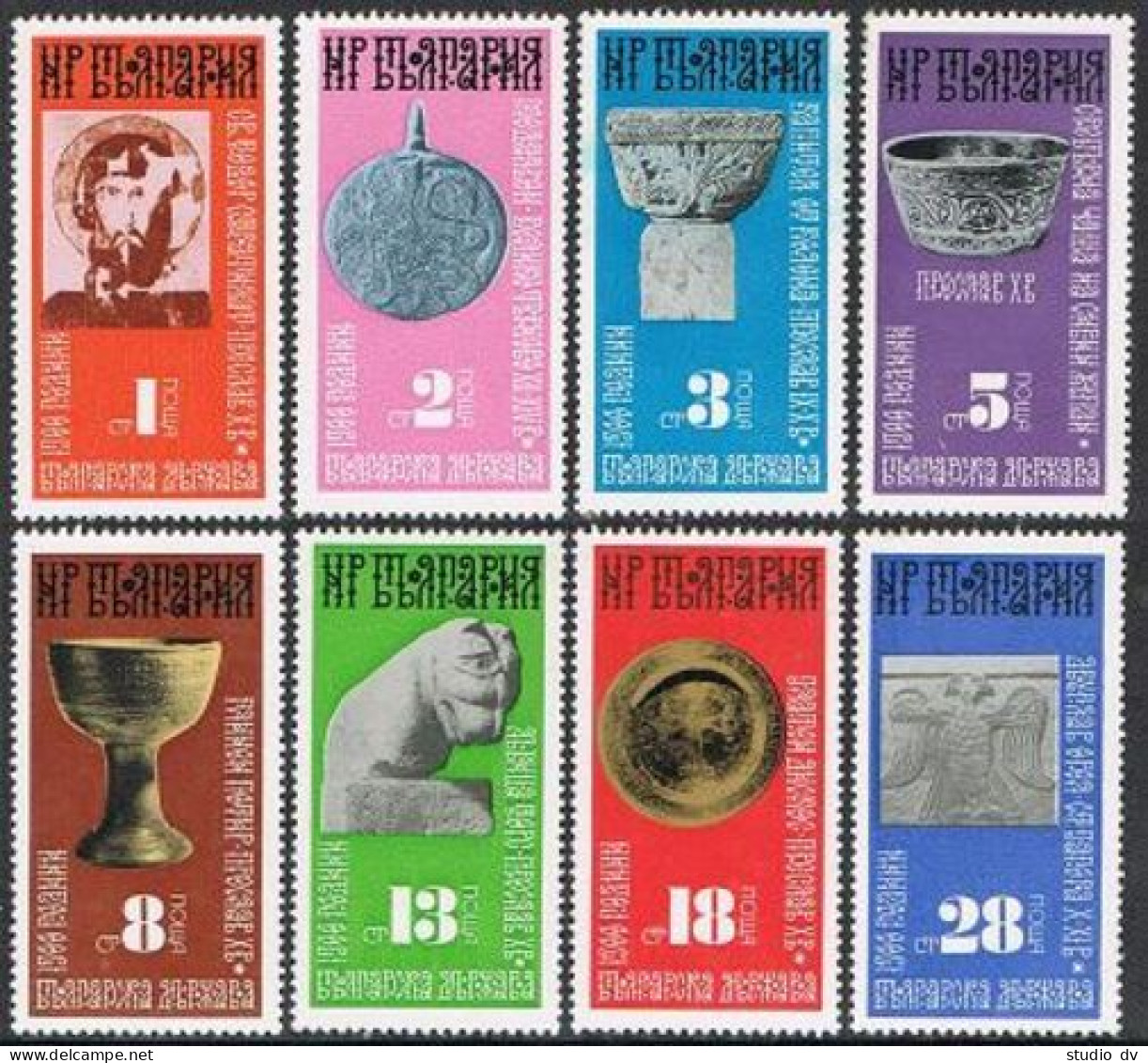 Bulgaria 2209-2216, MNH. Michel 2392-2399. Art Works From 9th-12th Cent. 1974. - Ongebruikt