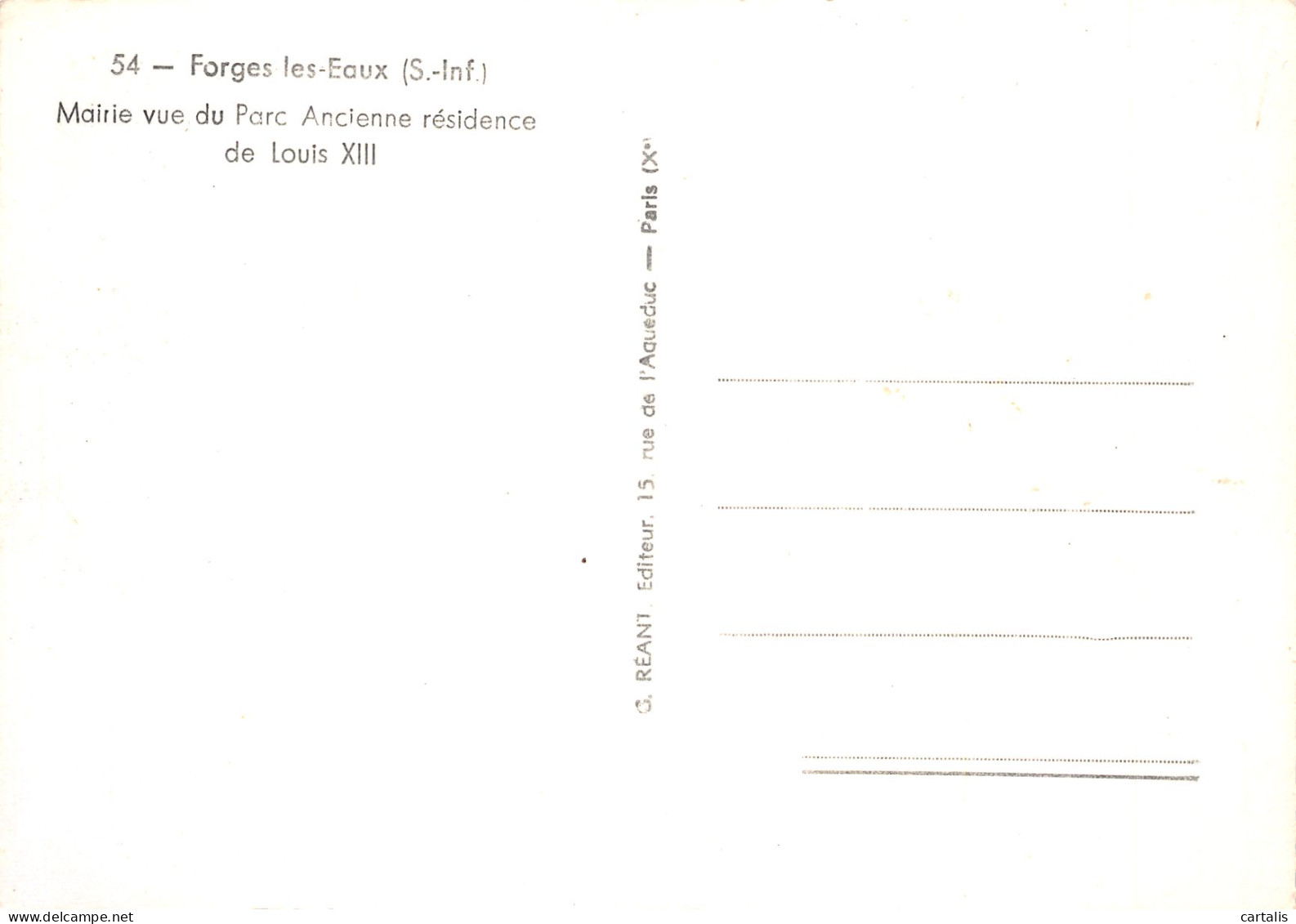 76-FORGES LES EAUX-N°4258-D/0095 - Forges Les Eaux
