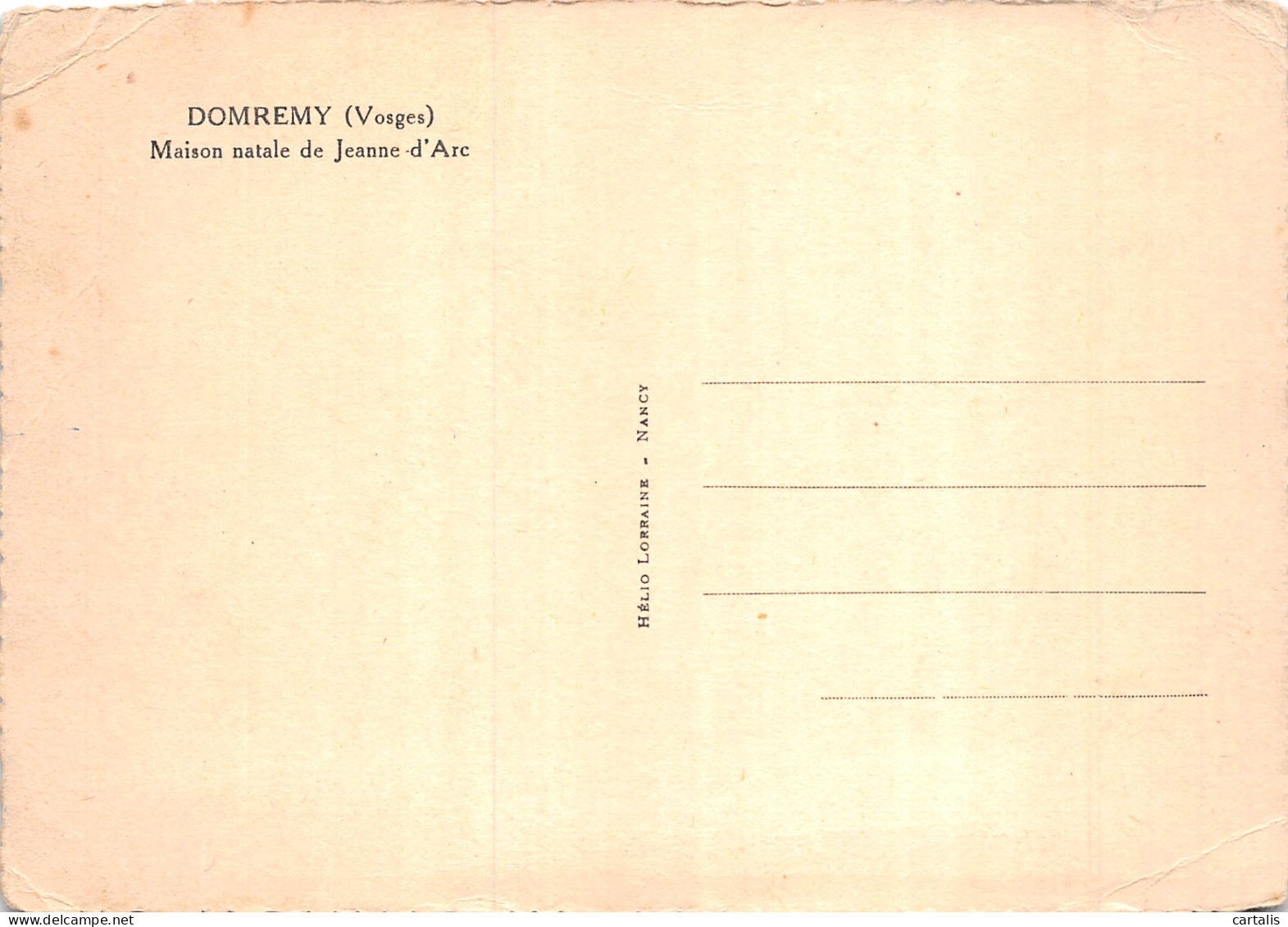 88-DOMREMY-N°4258-D/0017 - Domremy La Pucelle