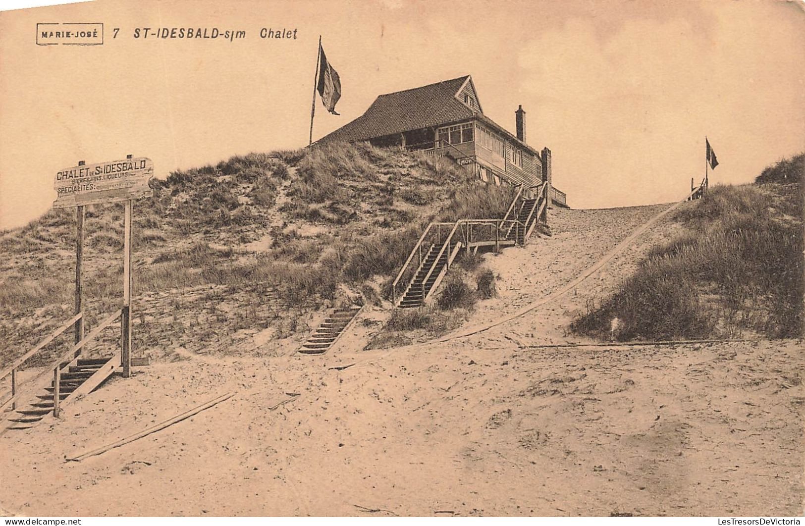 BELGIQUE - Koksijde - St. Idesbald - Sjm - Chalet - Carte Postale Ancienne - Koksijde