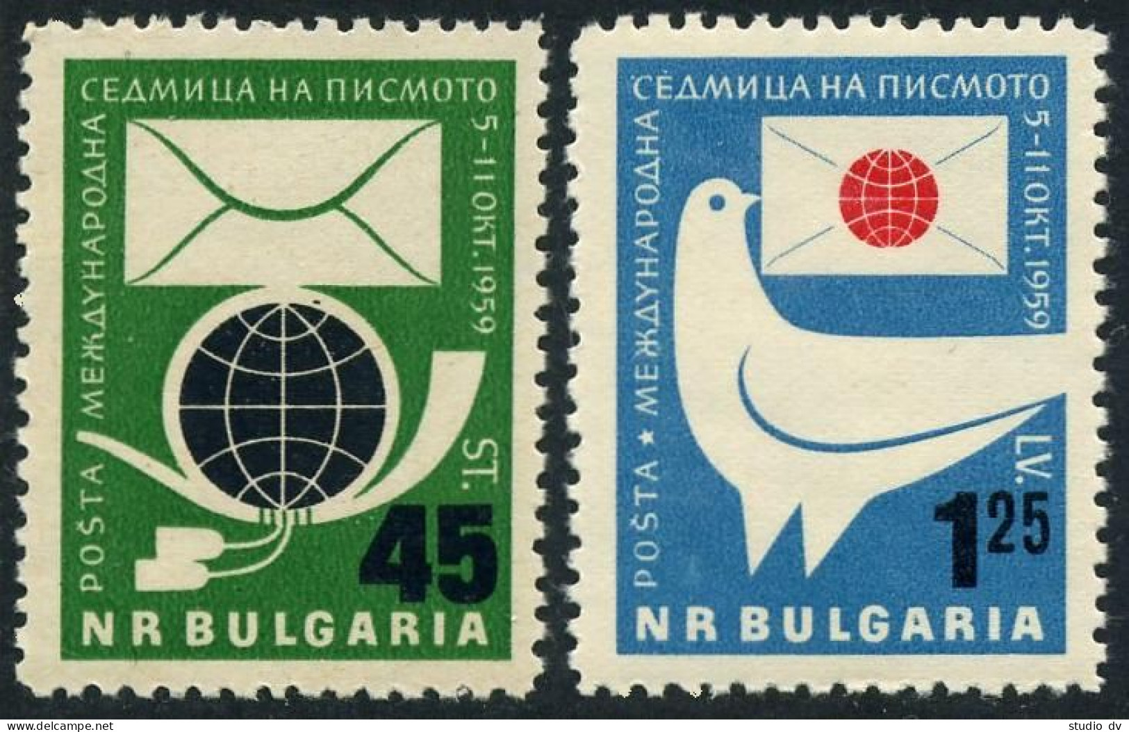 Bulgaria 1070-1071,MNH.Michel 1137-1138. Bulgaria's State Opera,1959. - Nuevos