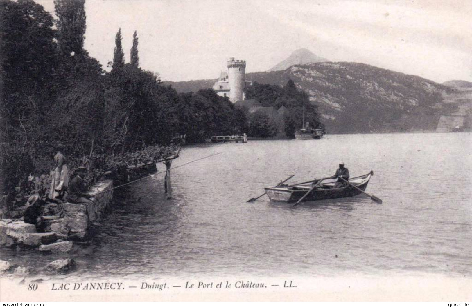 74 - Haute Savoie -  DUINGT - Lac D'Annecy - Le Port Et Le Chateau - Duingt