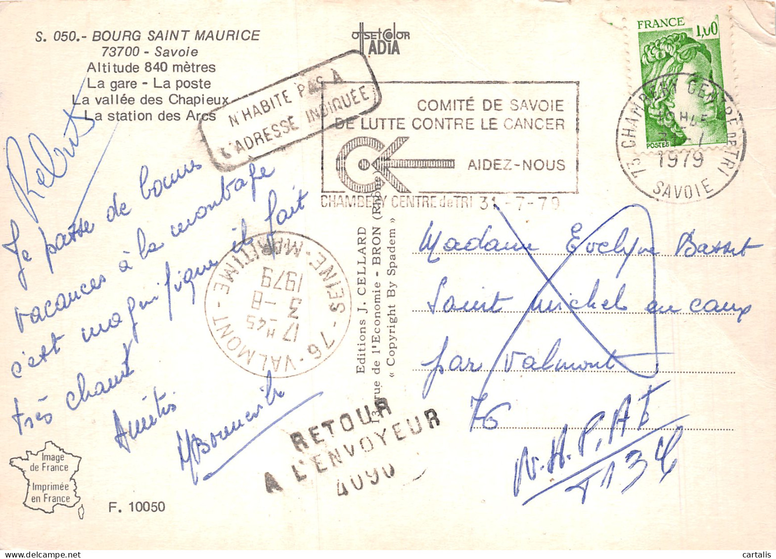 73-BOURG SAINT MAURICE-N°4259-C/0319 - Bourg Saint Maurice